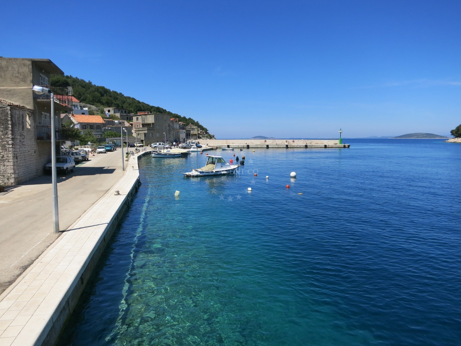 View of Muna Harbour from the breakwater