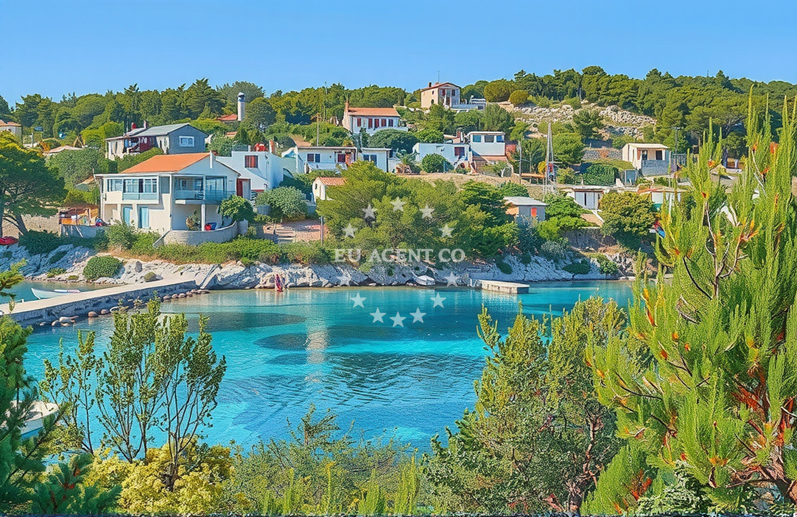 Additional view of Muna harbor in Harbour in Žirje on the island Žirje, North Dalmatia, Croatia photo 12