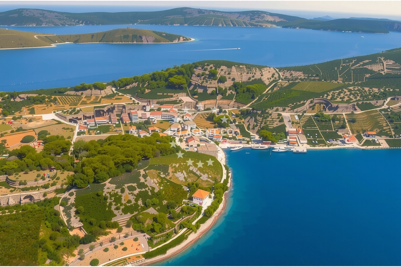 Additional view of Zverinac harbor in Harbour in Zverinac on the island Zverinac, North Dalmatia, Croatia photo 7