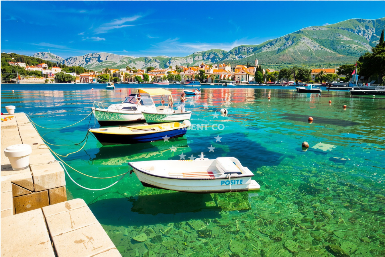 Additional view of Cavtat harbor in Harbour in Cavtat, South Dalmatia, Croatia photo 15
