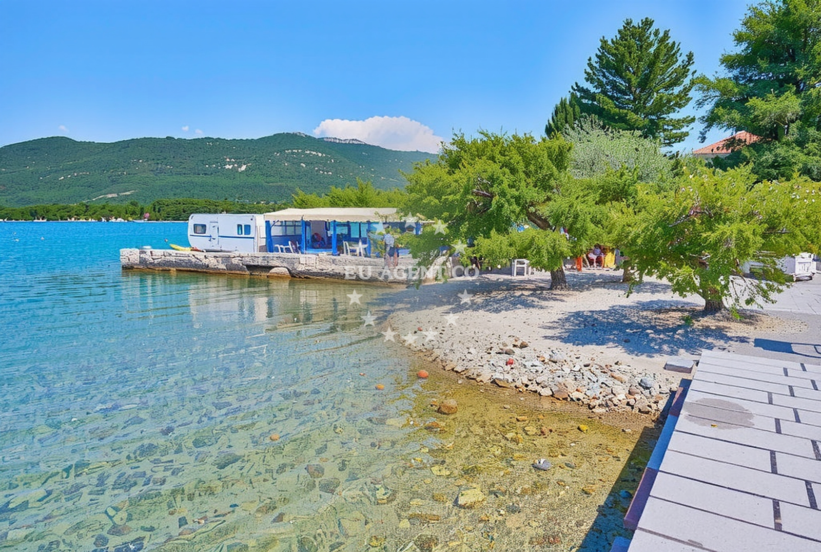 Approach and location view of Hodilje harbor in Harbour in Hodilje, South Dalmatia, Croatia photo 3