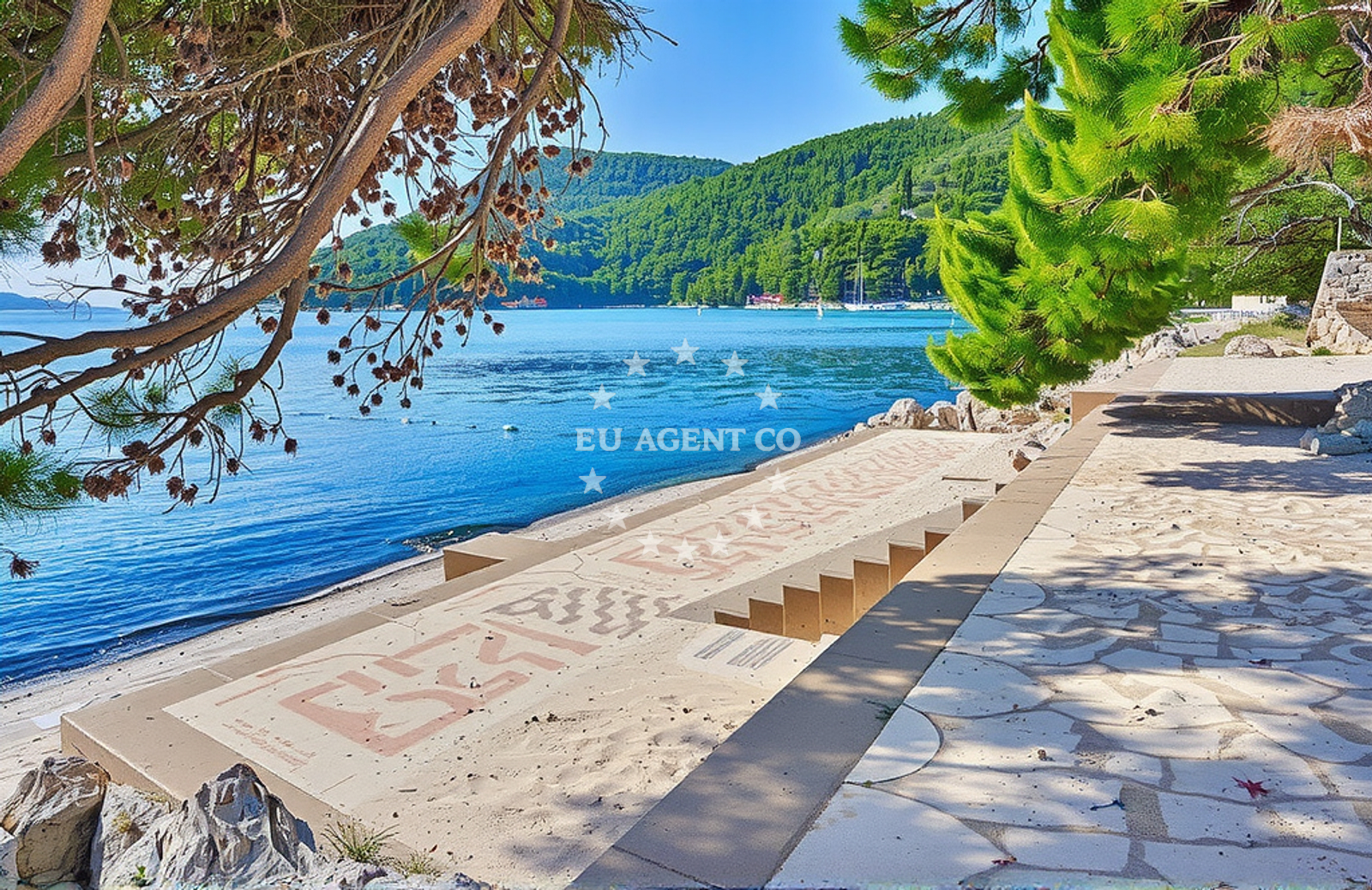 Additional view of Brna harbor in Harbour in Brna on the island Korčula, South Dalmatia, Croatia photo 4