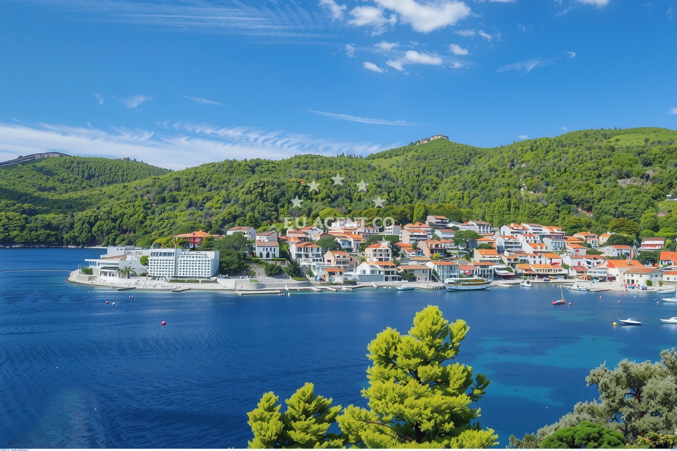 Additional view of Brna harbor in Harbour in Brna on the island Korčula, South Dalmatia, Croatia photo 15
