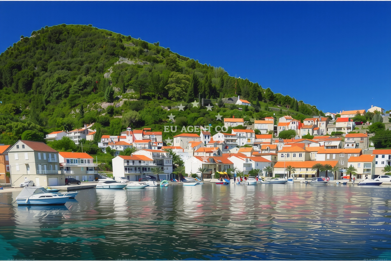 Additional view of Račišće harbor in Harbour in Račišće on the island Korčula, South Dalmatia, Croatia photo 12