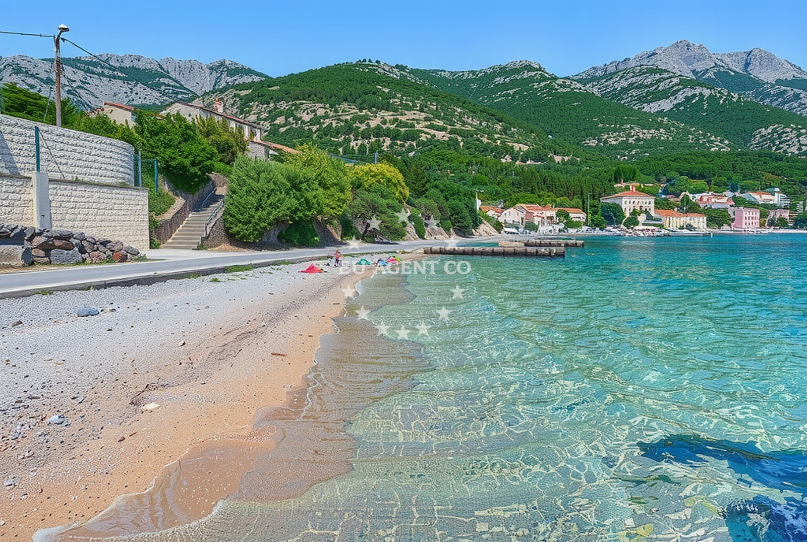 Additional view of Kučišće harbor in Harbour in Kučišće, South Dalmatia, Croatia photo 5