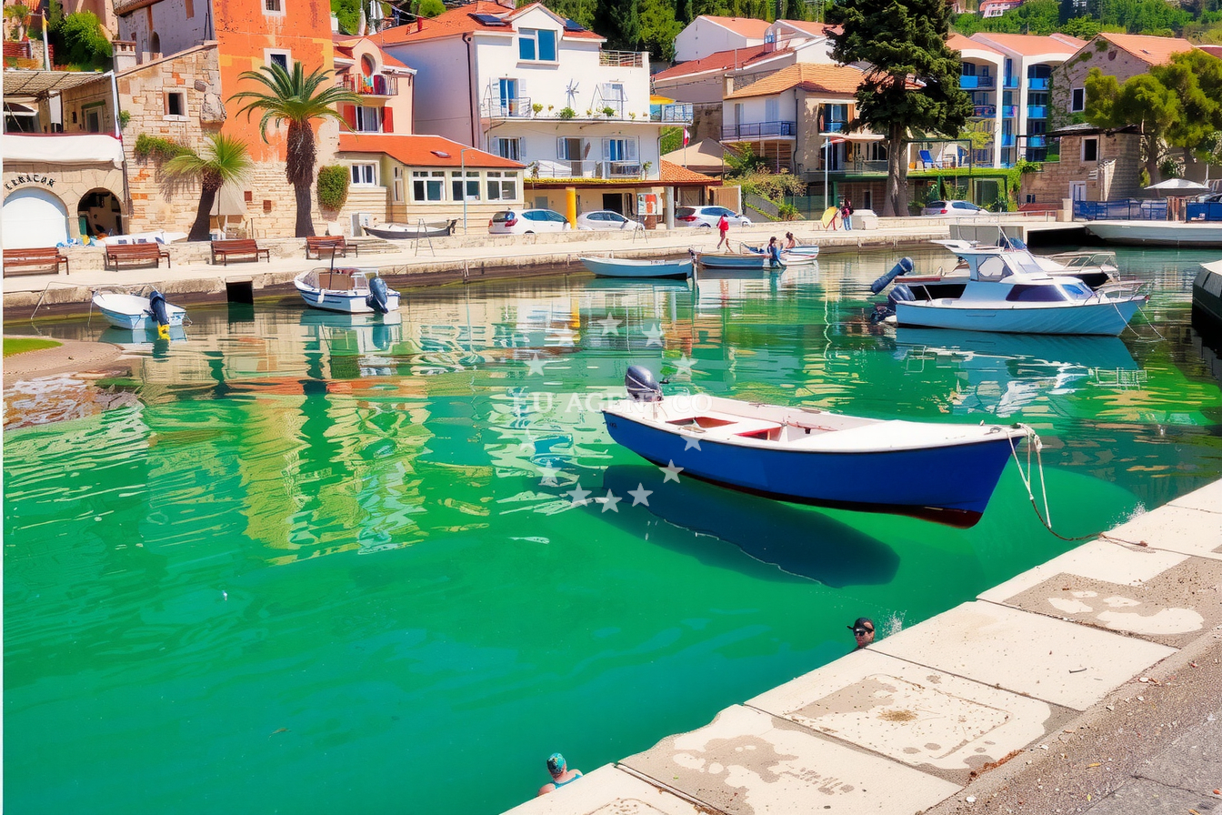 Additional view of Mlini harbor in Harbour in Mlini, South Dalmatia, Croatia photo 8