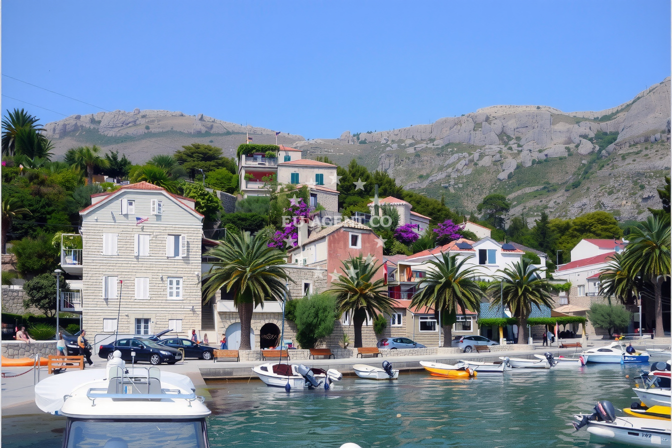 Additional view of Mlini harbor in Harbour in Mlini, South Dalmatia, Croatia photo 15