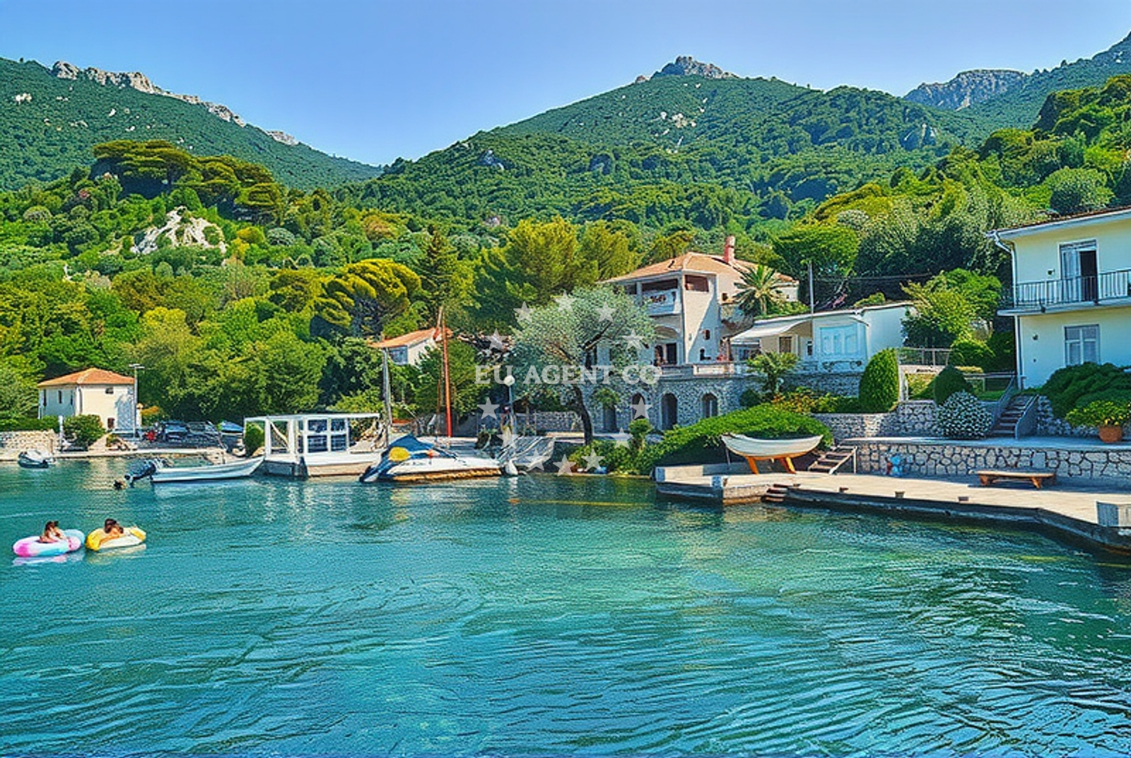 Additional view of Okuklje harbor in Harbour in Okuklje on the island Mljet, South Dalmatia, Croatia photo 4