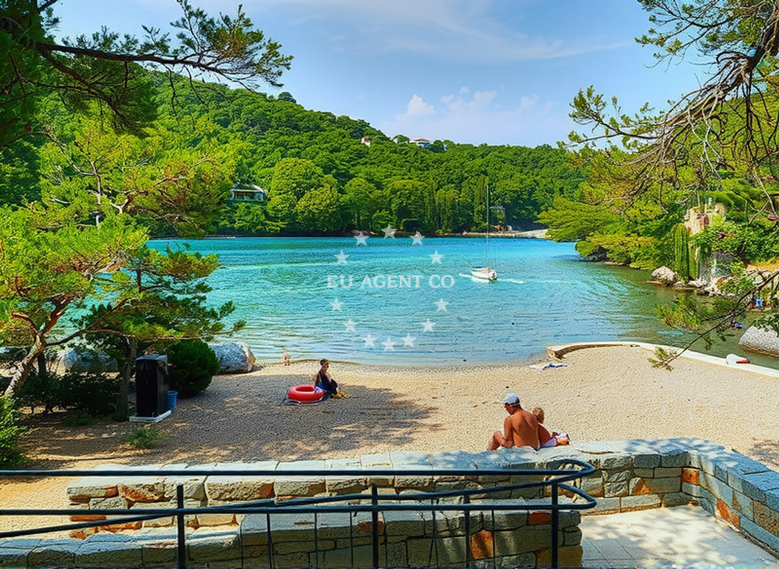 Additional view of Polače harbor in Harbour in Polače on the island Mljet, South Dalmatia, Croatia photo 4