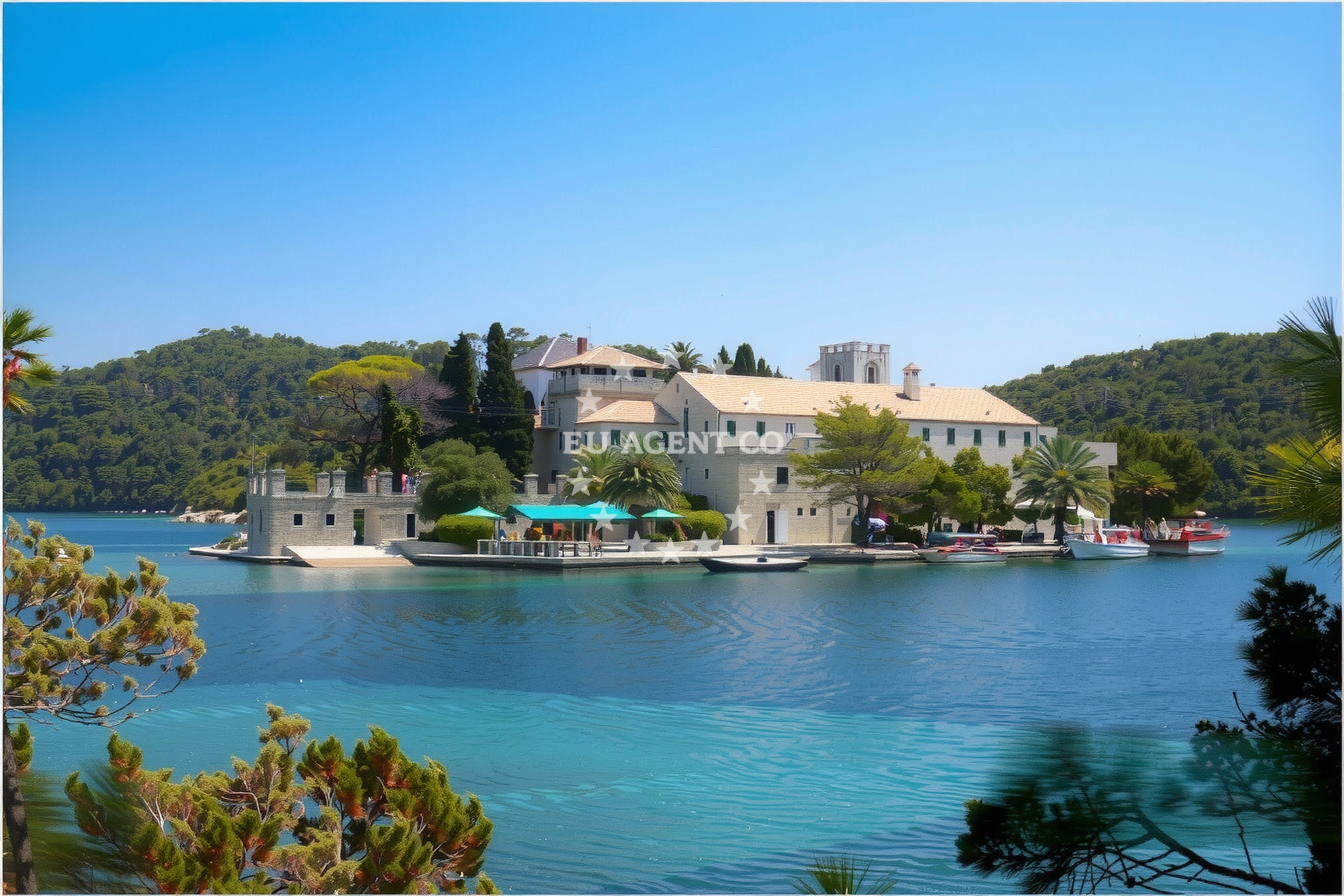 Additional view of Pomena harbor in Harbour in Pomena on the island Mljet, South Dalmatia, Croatia photo 9