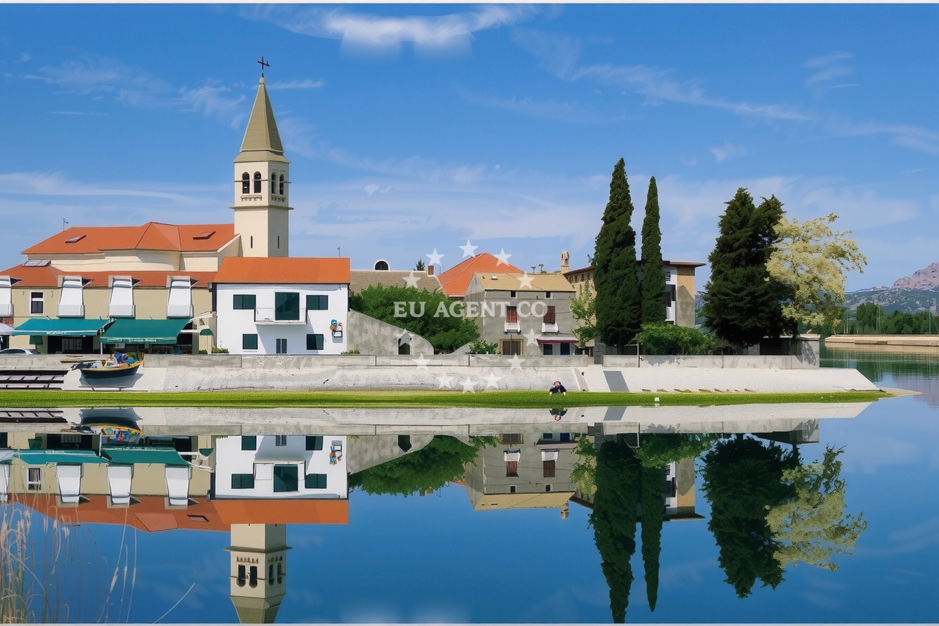 Additional view of Opuzen harbor in Harbour in Opuzen, South Dalmatia, Croatia photo 7