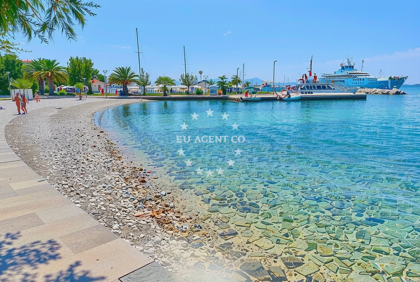 Additional view of Orebić harbor in Harbour in Orebić, South Dalmatia, Croatia photo 7