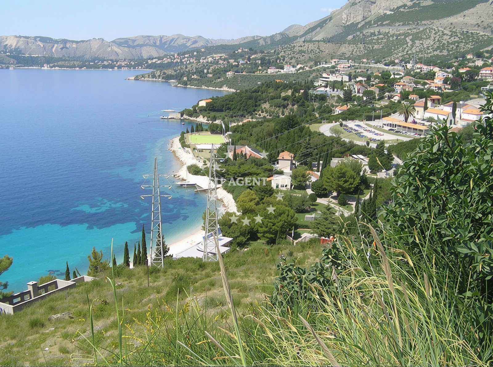 Lukovica Beach near Plat Harbour, South Dalmatia