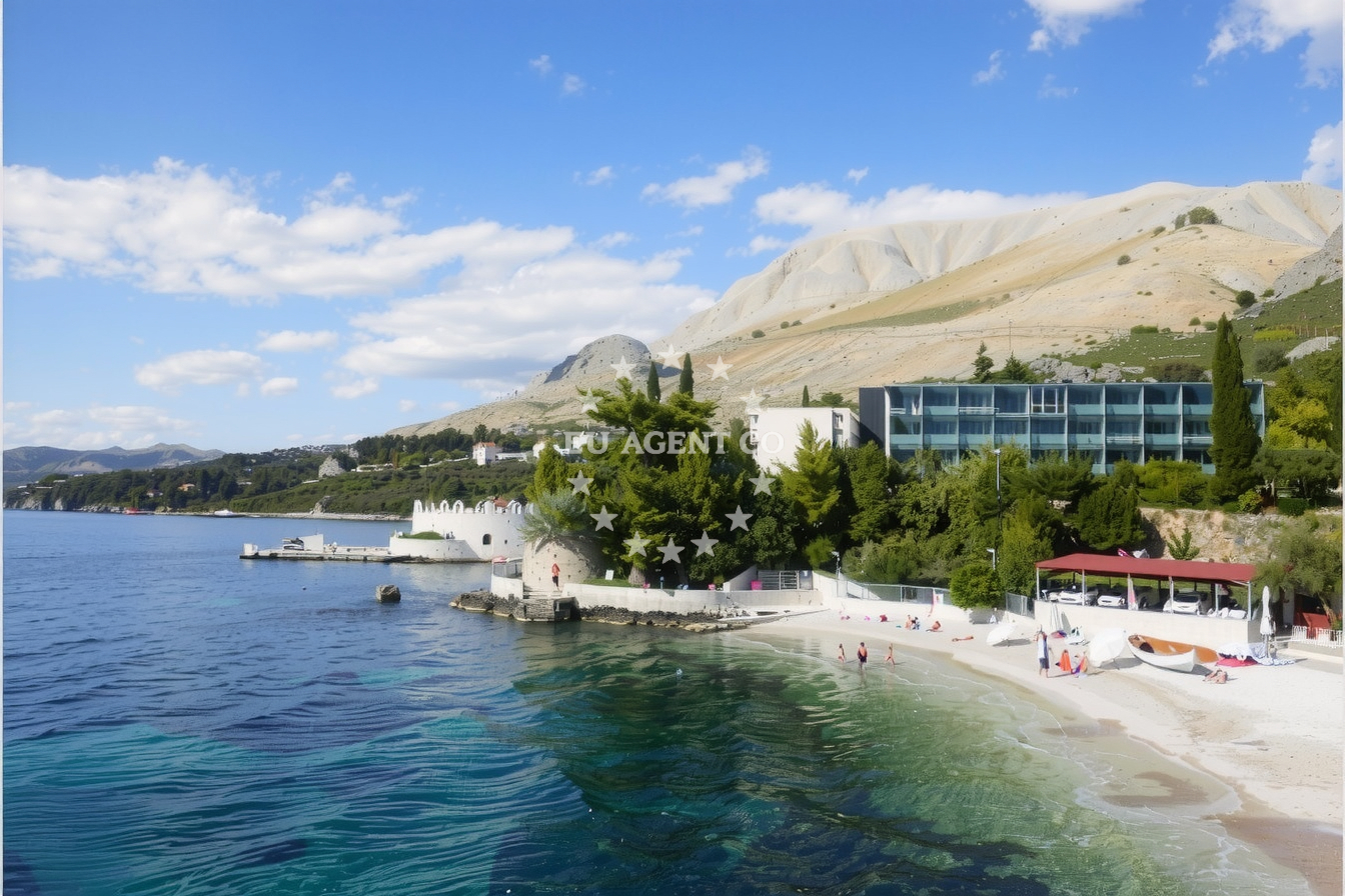 Additional view of Plat harbor in Harbour in Plat, South Dalmatia, Croatia photo 11