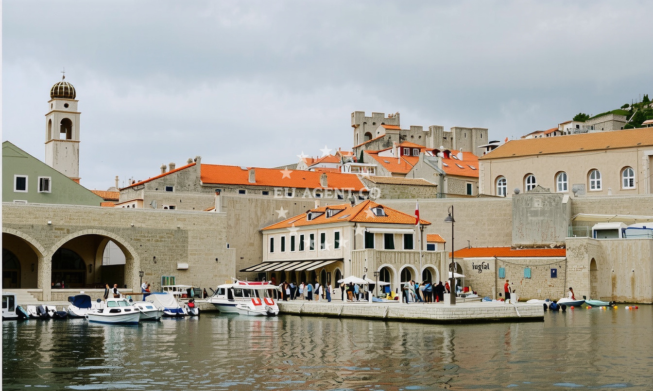 Additional view of Plat harbor in Harbour in Plat, South Dalmatia, Croatia photo 13