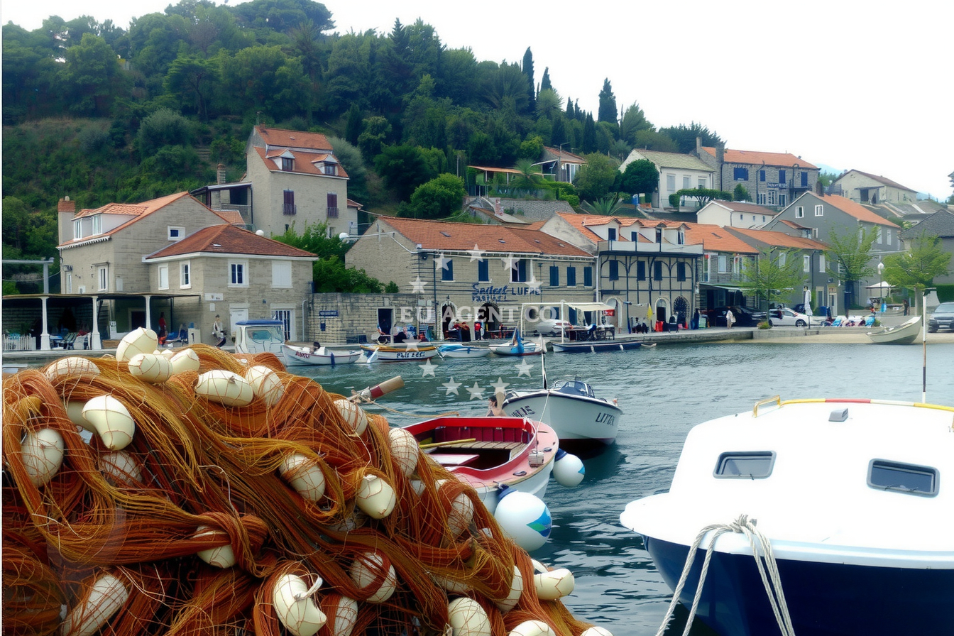 Additional view of Suđurađ harbor in Harbour in Suđurađ on the island Šipan, South Dalmatia, Croatia photo 9
