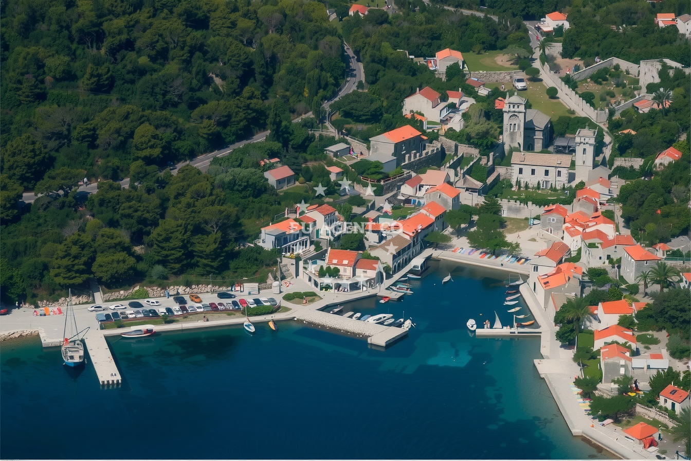 Additional view of Suđurađ harbor in Harbour in Suđurađ on the island Šipan, South Dalmatia, Croatia photo 11