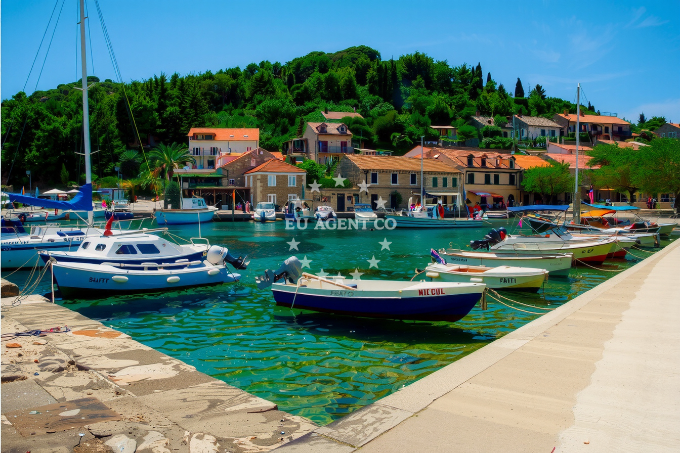 Additional view of Suđurađ harbor in Harbour in Suđurađ on the island Šipan, South Dalmatia, Croatia photo 12