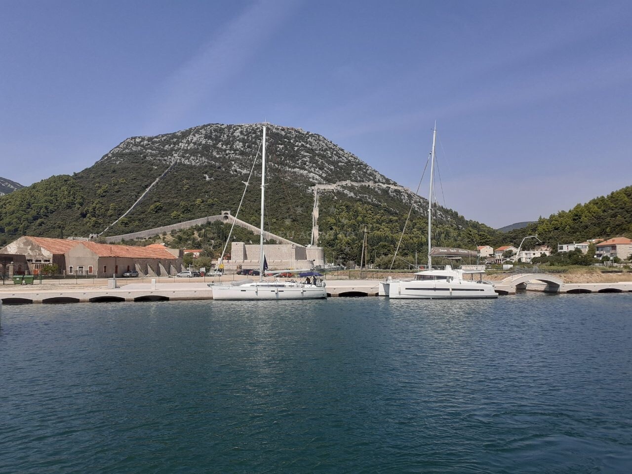 Additional view of Ston harbor in Harbour in Ston, South Dalmatia, Croatia photo 7