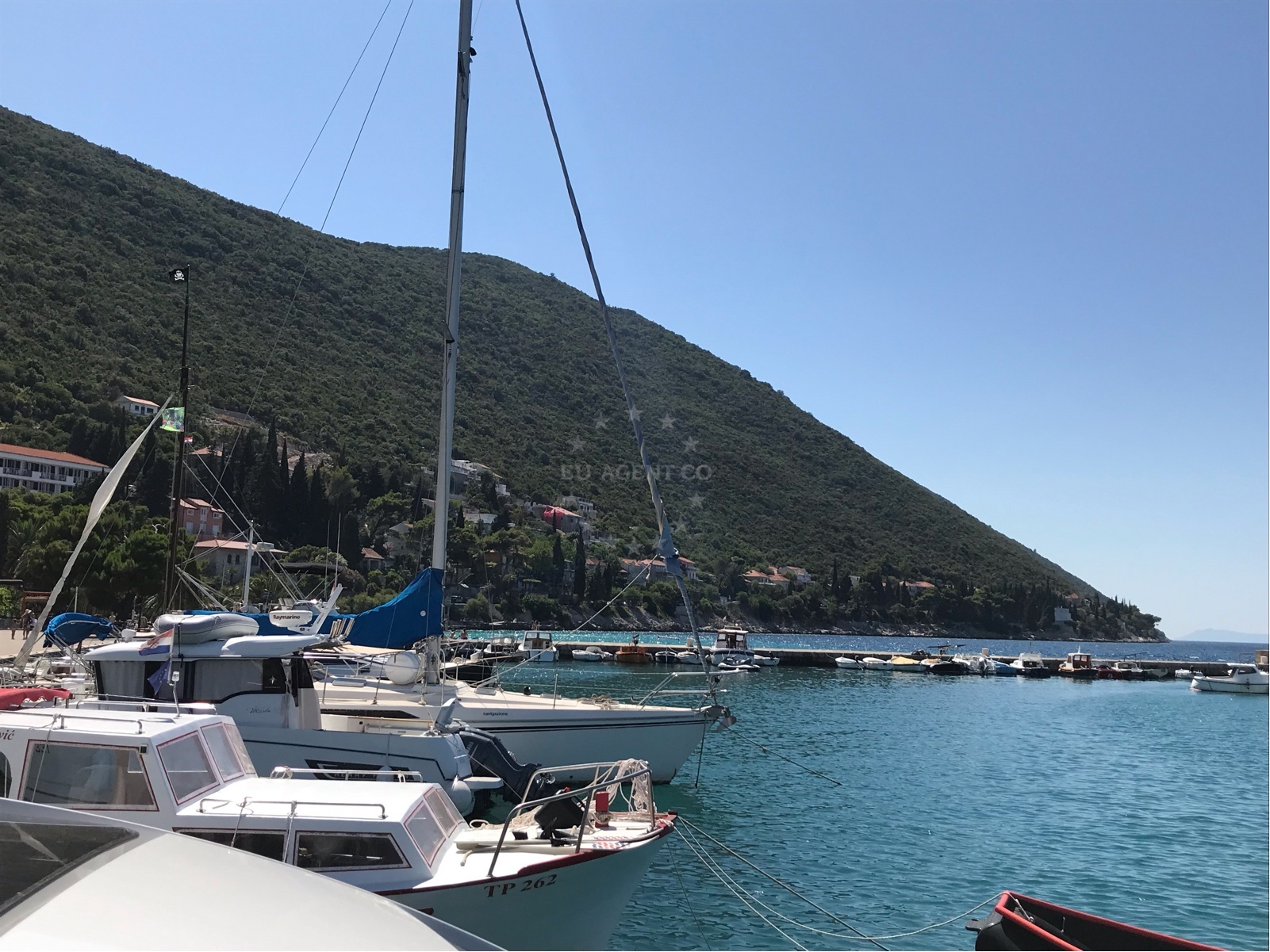 View of the harbor from the western side