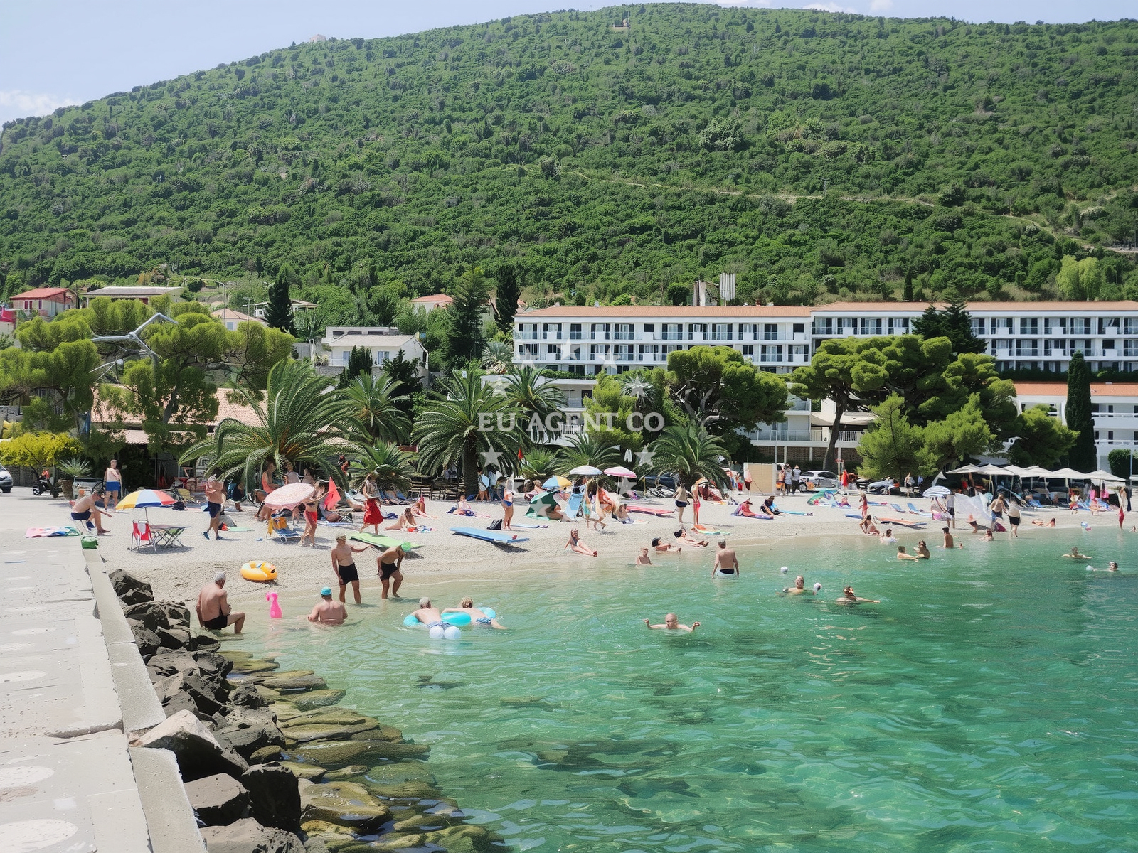 Additional view of Trpanj harbor in Harbour in Trpanj, South Dalmatia, Croatia photo 8