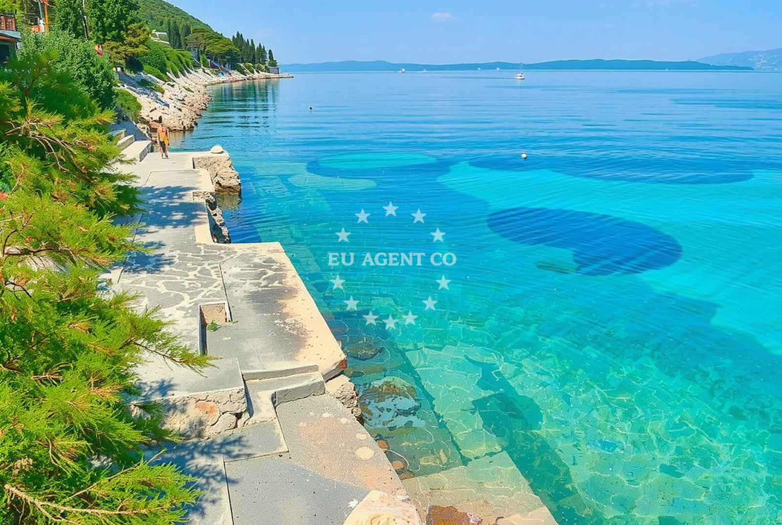 Additional view of Trpanj harbor in Harbour in Trpanj, South Dalmatia, Croatia photo 10