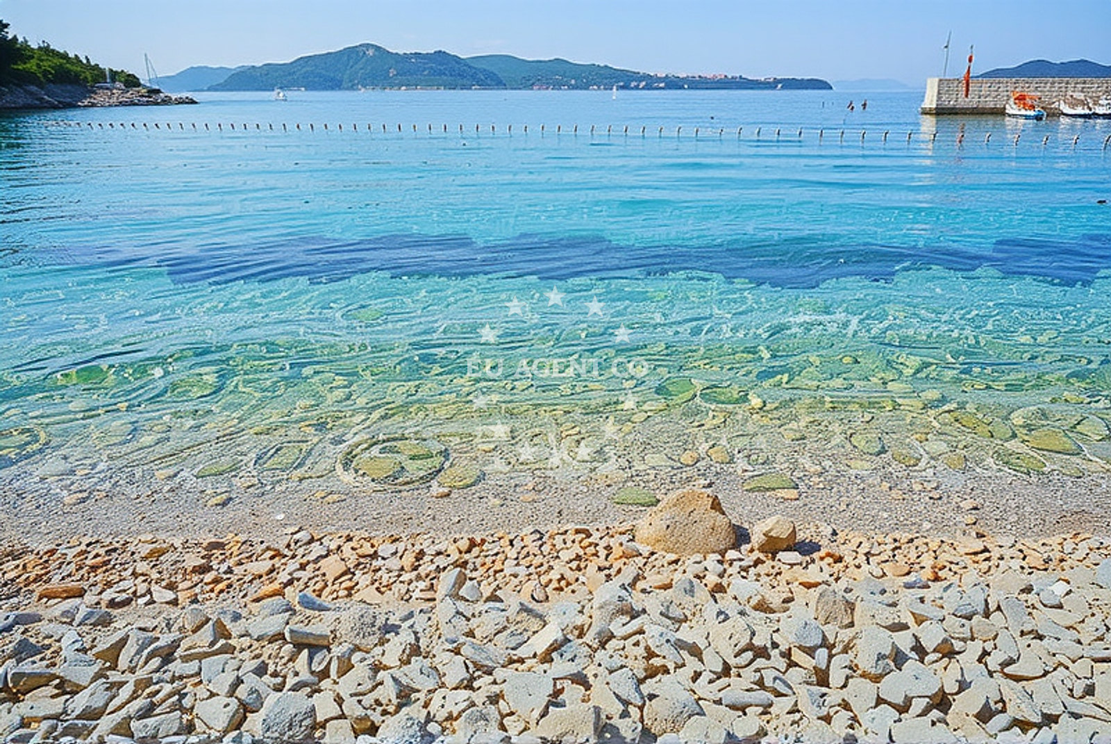 Additional view of Trsteno harbor in Harbour in Trsteno, South Dalmatia, Croatia photo 6