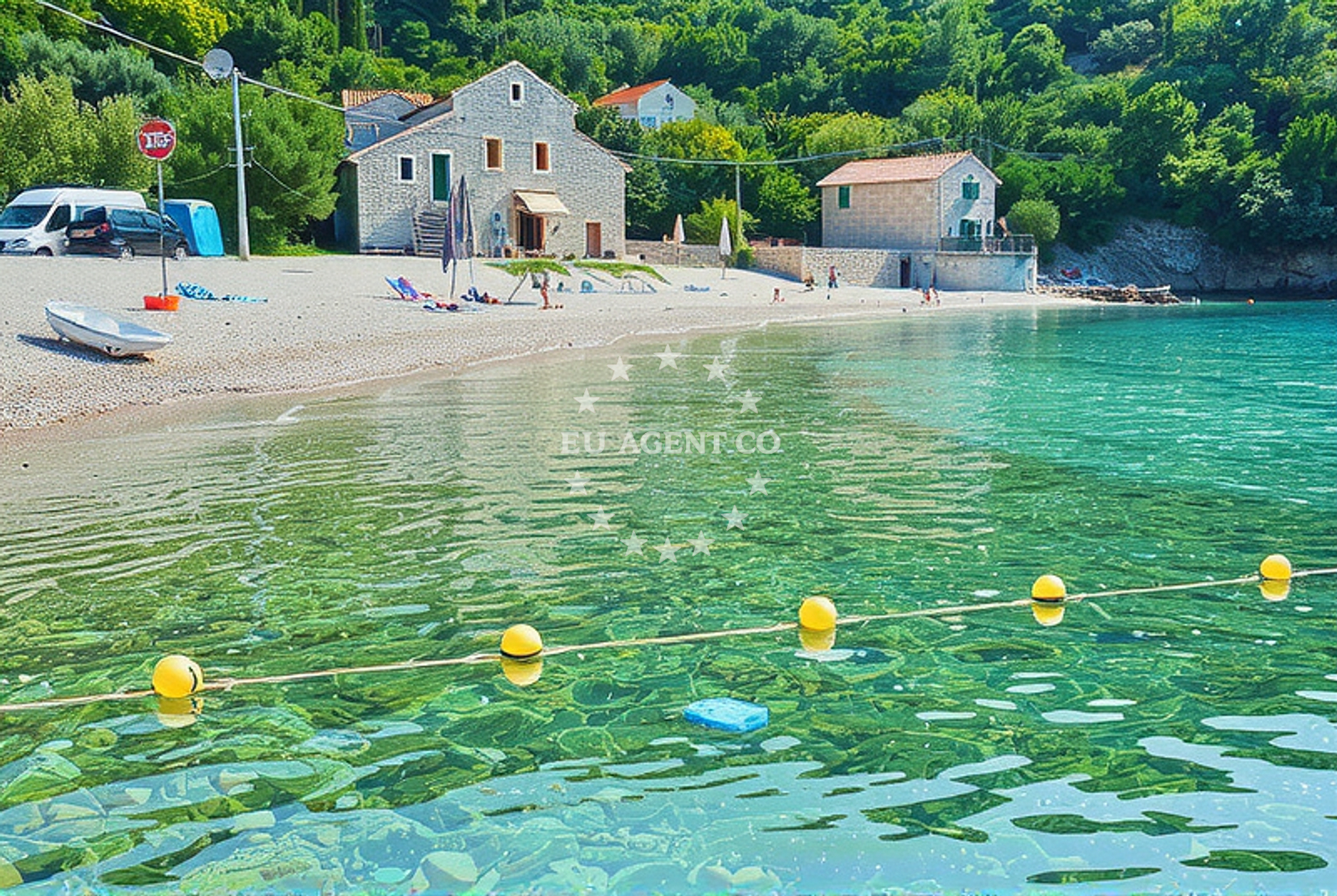 Additional view of Trsteno harbor in Harbour in Trsteno, South Dalmatia, Croatia photo 7