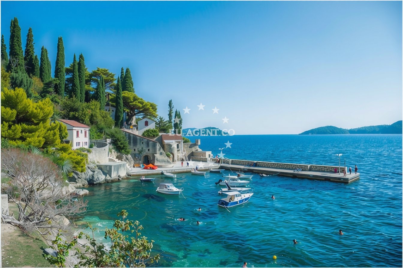 Additional view of Trsteno harbor in Harbour in Trsteno, South Dalmatia, Croatia photo 10