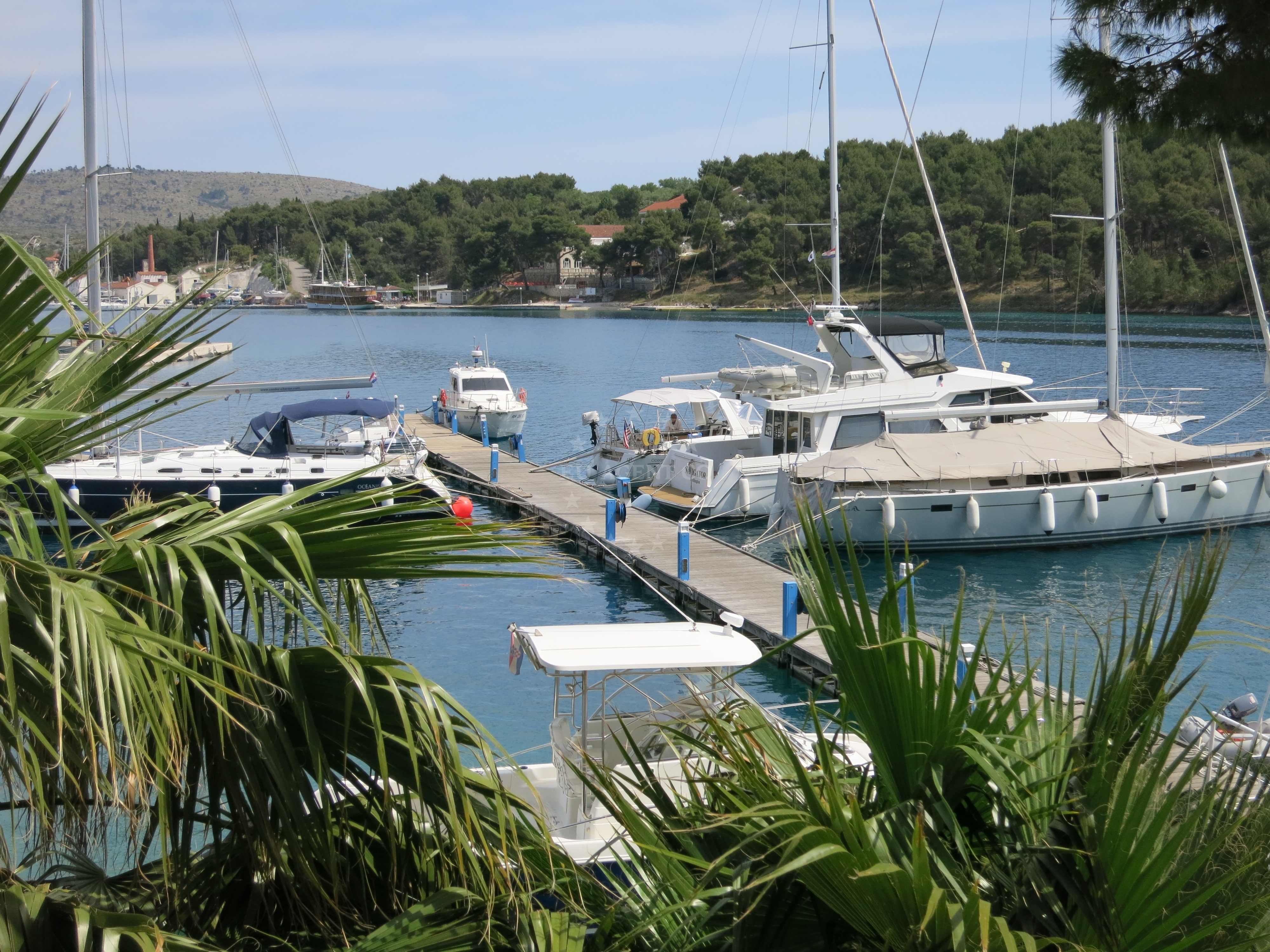 Berths at Marina Vlaska, Milna, Brac, Croatia