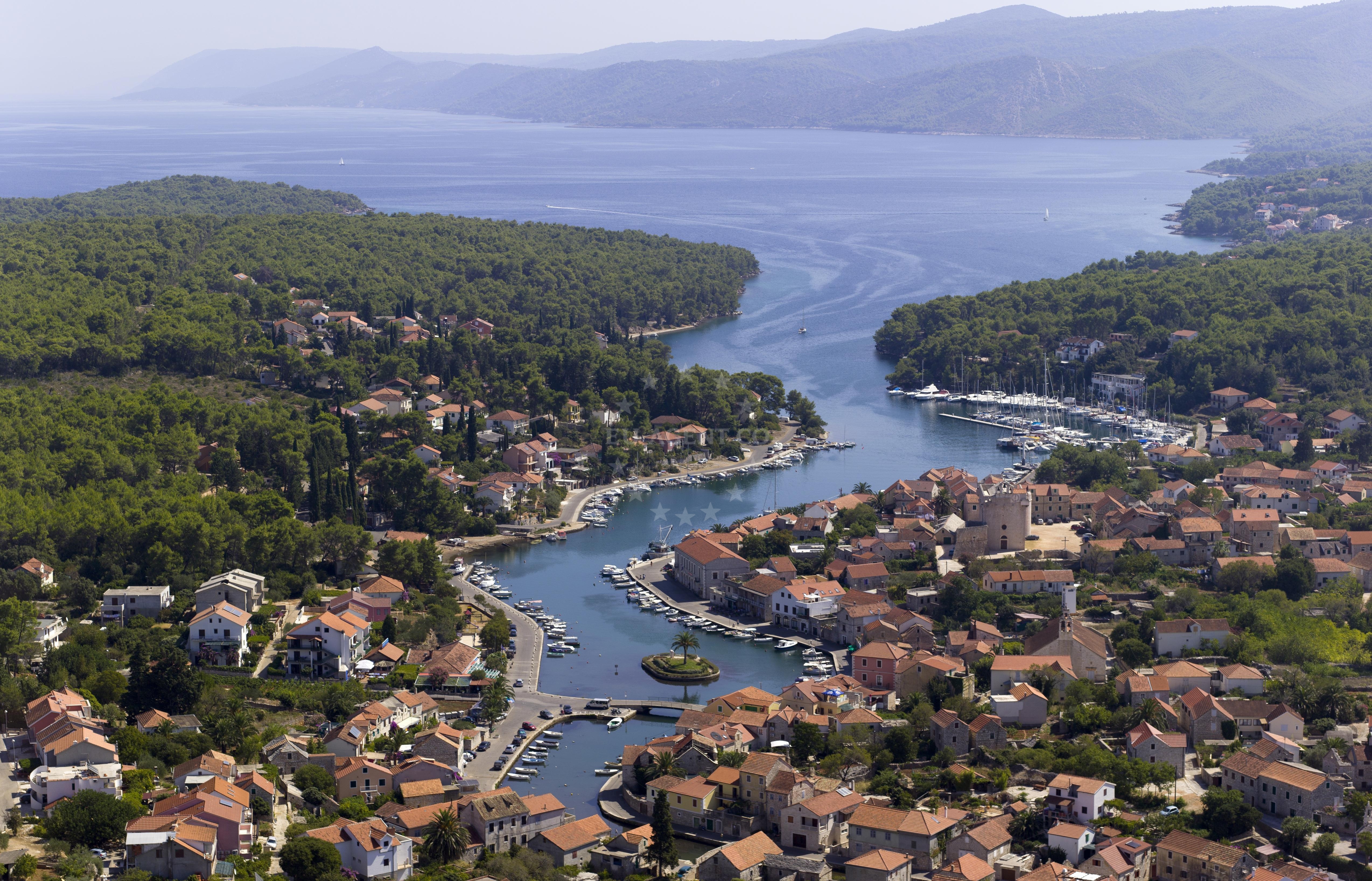 Yacht berths at ACI Marina Vrboska, Hvar