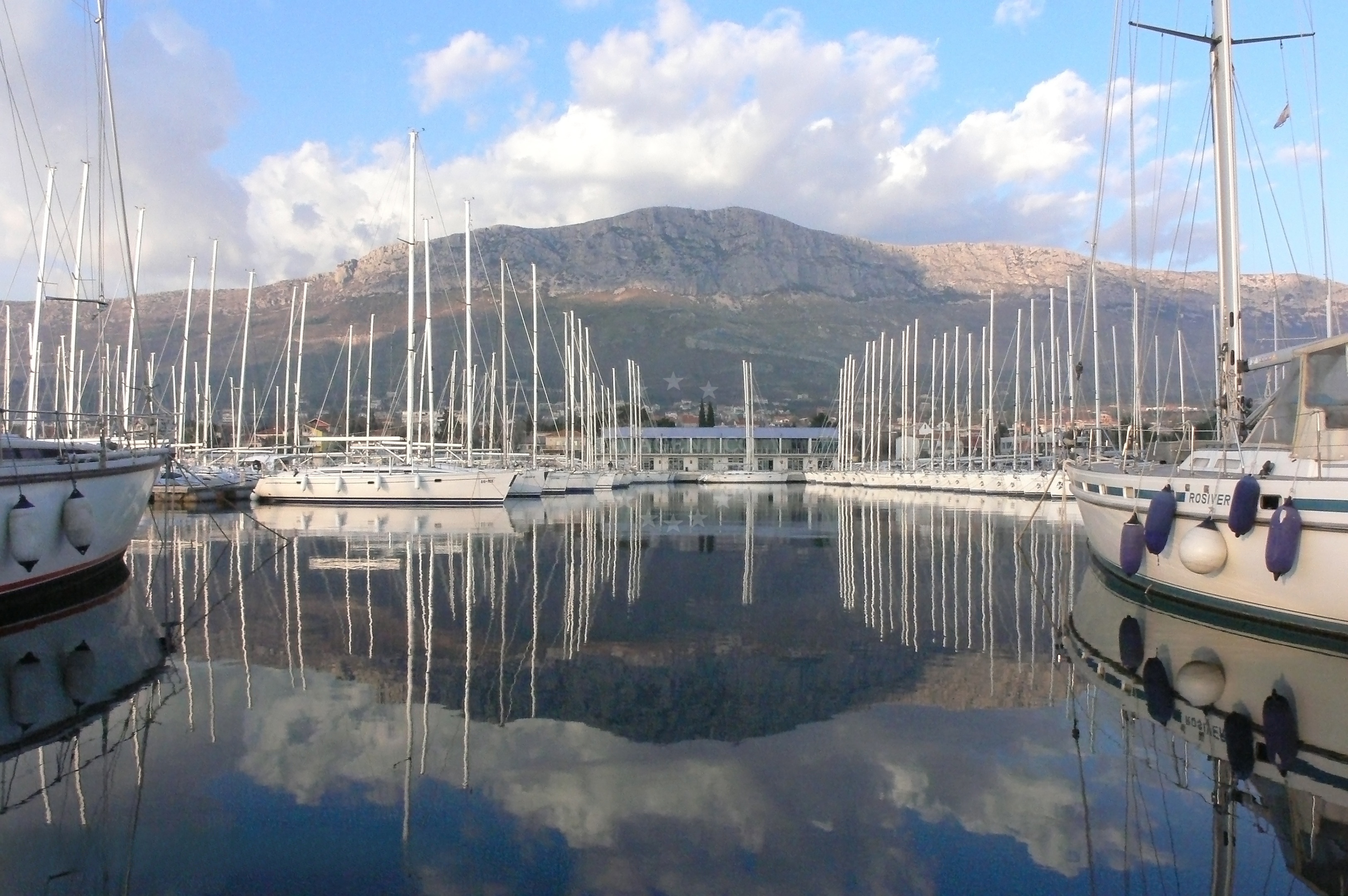 Yacht mooring at Marina Kastela, Kaštel Gomilica