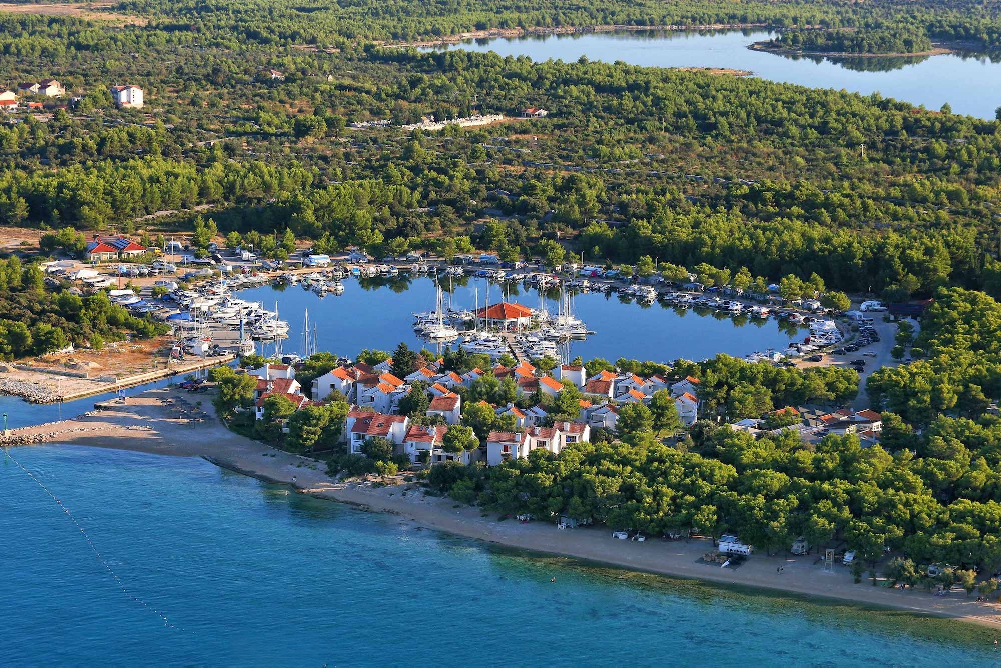 Marina facilities and docks at Amadria Yacht Marines
