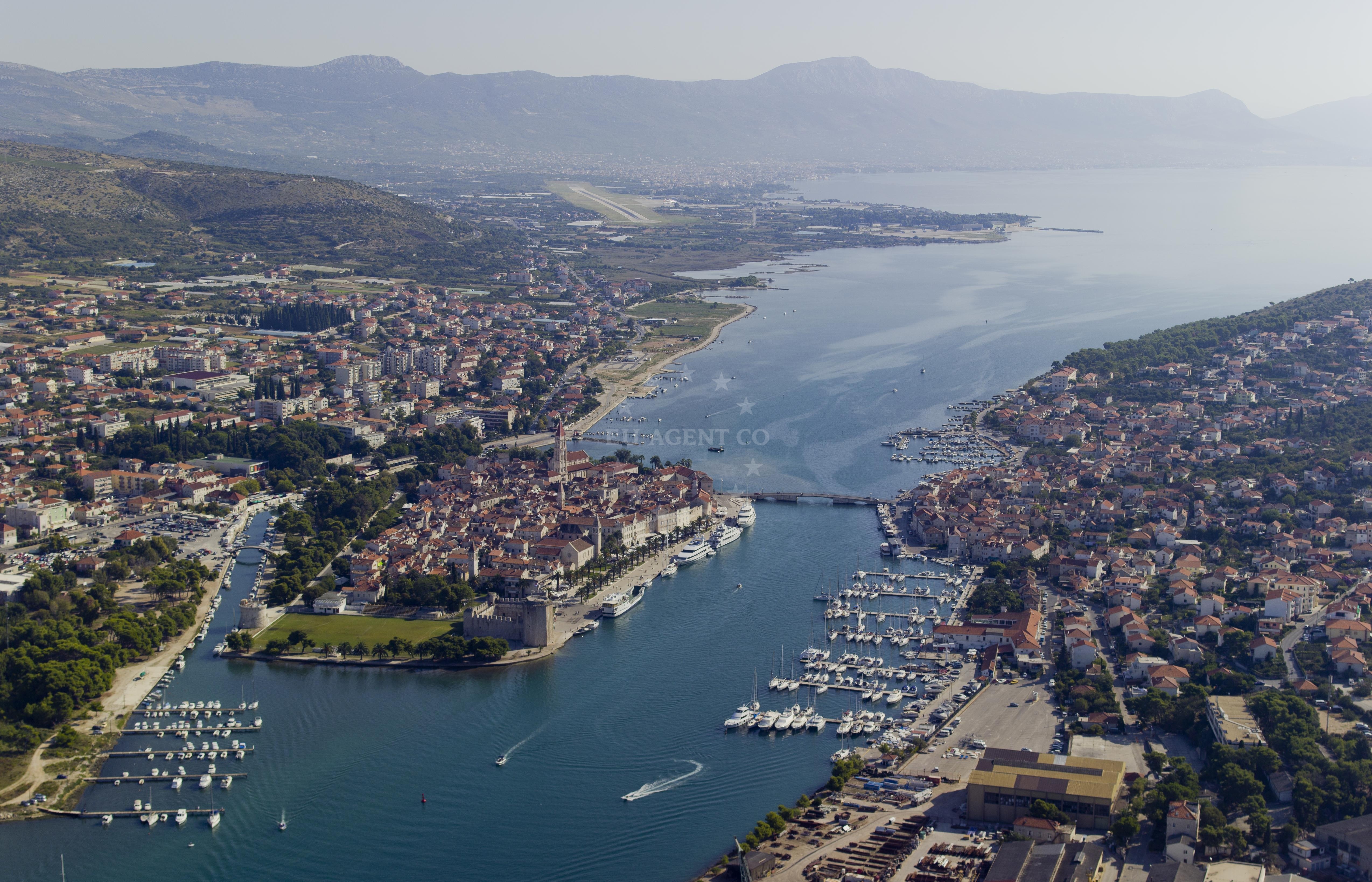 Yacht mooring at ACI Marina Trogir near Split Airport