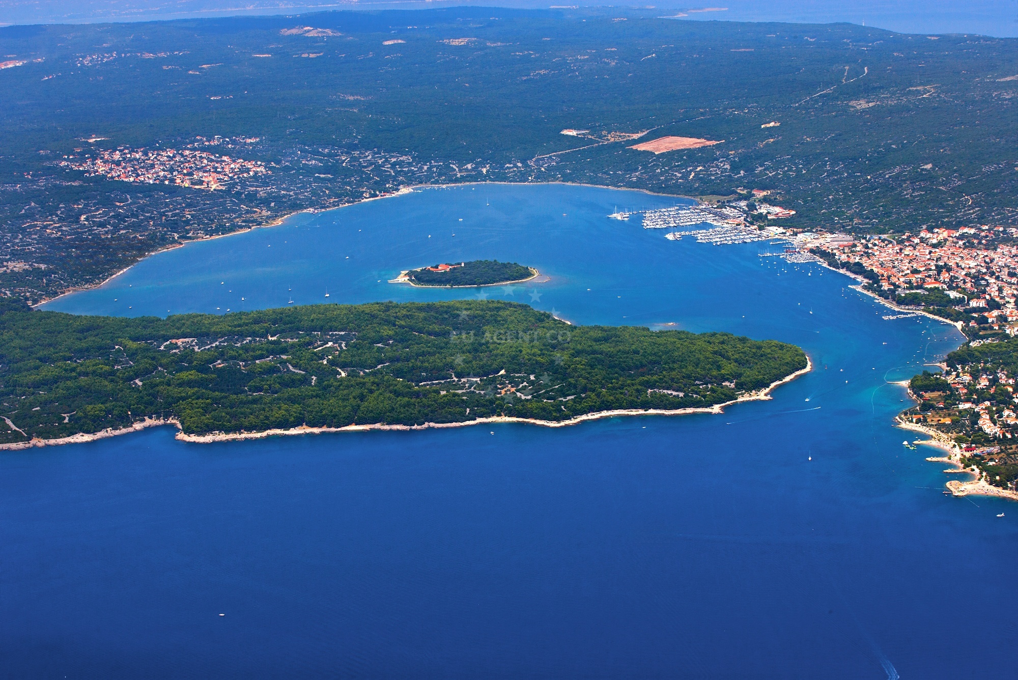 Puntarska Cove, near Marina Punat, Krk Island, Croatia