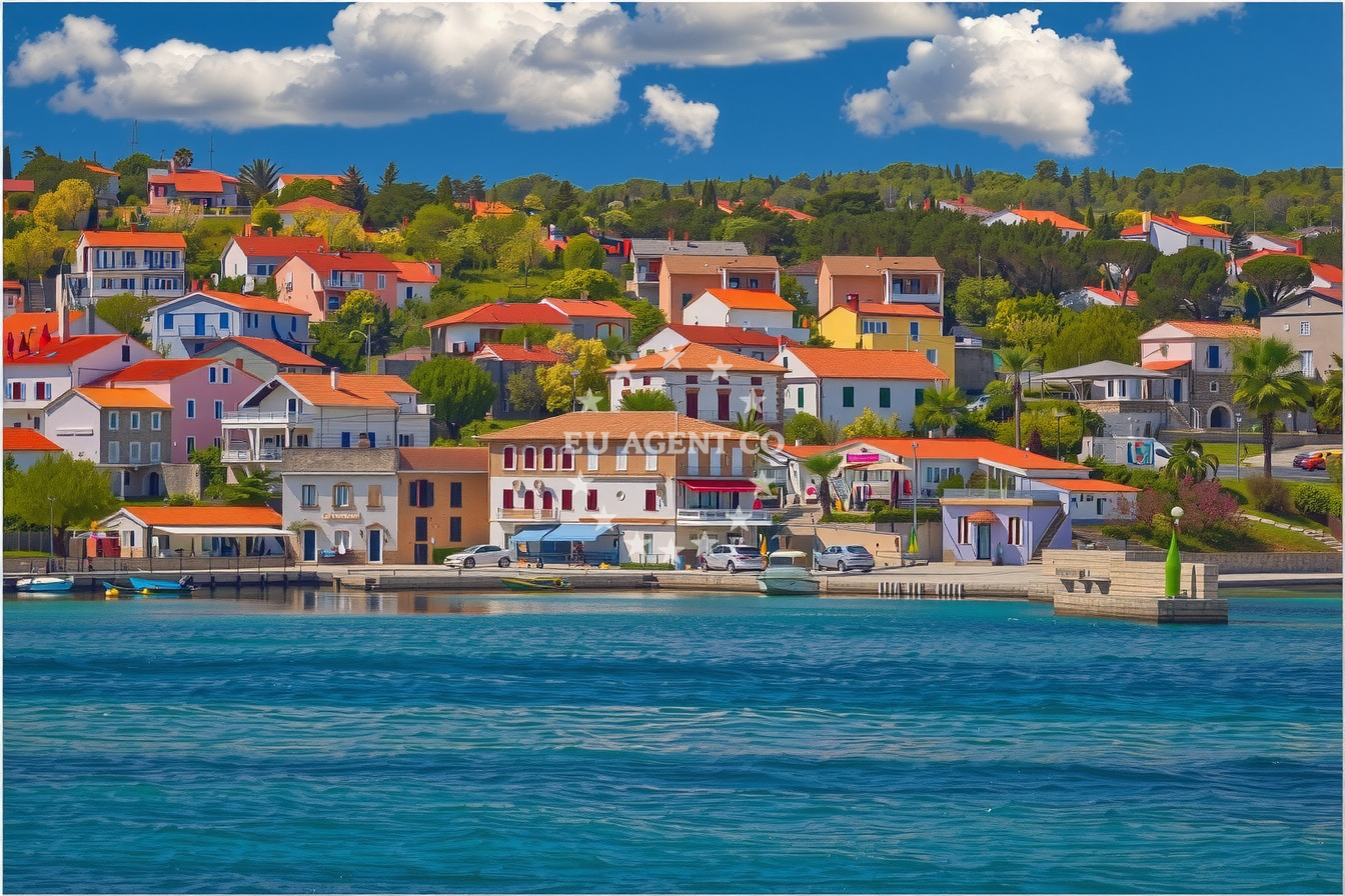 Silo Marina on the island of Krk, Croatia