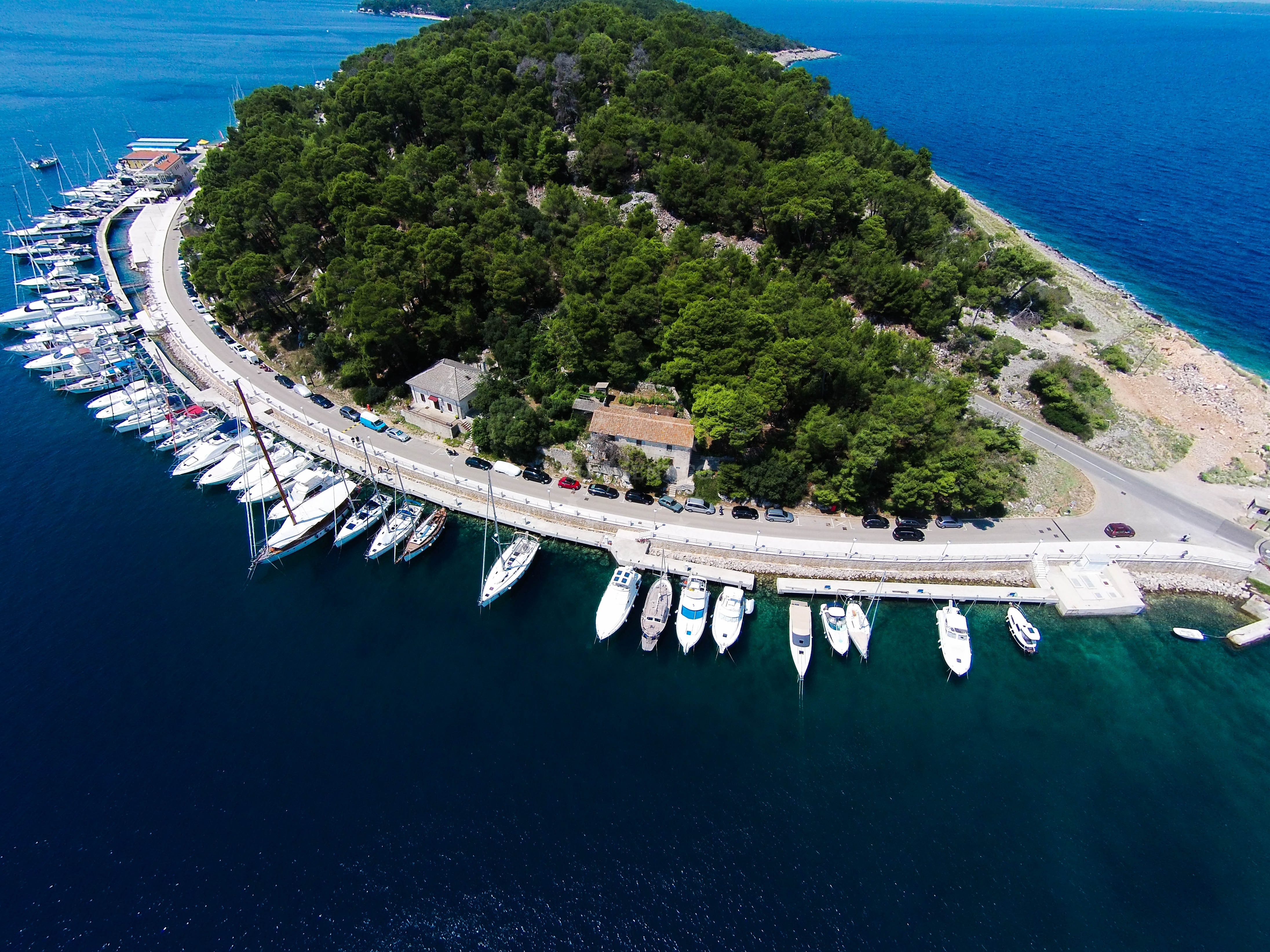 Fuel station and facilities at Marina Losinj