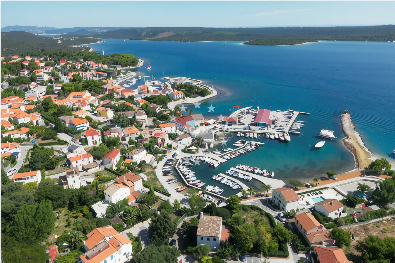 Approach and location view of Marina Nerezine in Nautical Service (repair) in Nerezine on the island Lošinj, Istria and Kvarner, Croatia photo 3