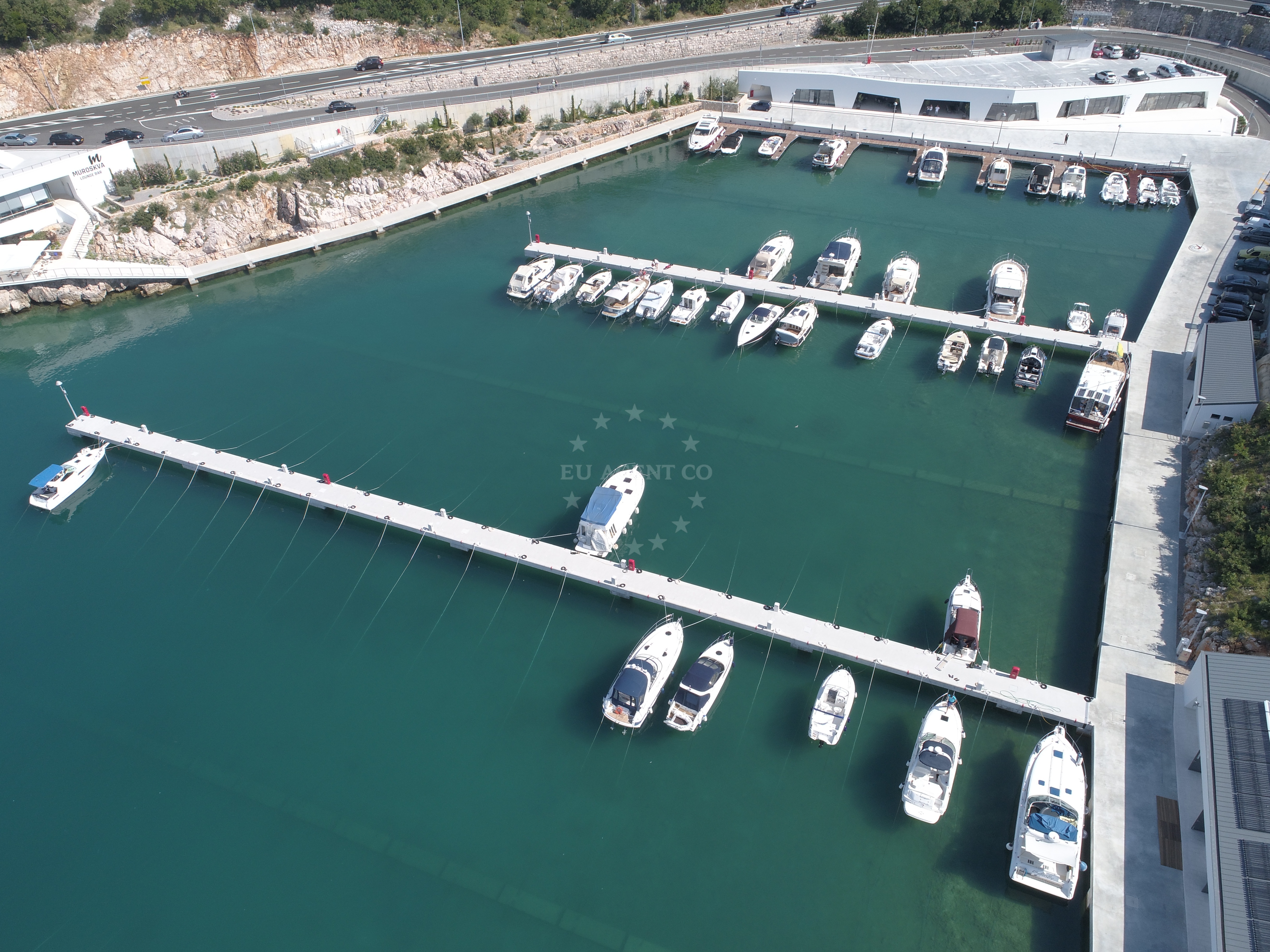Breakwater protection at Mitan Marina, Istria and Kvarner