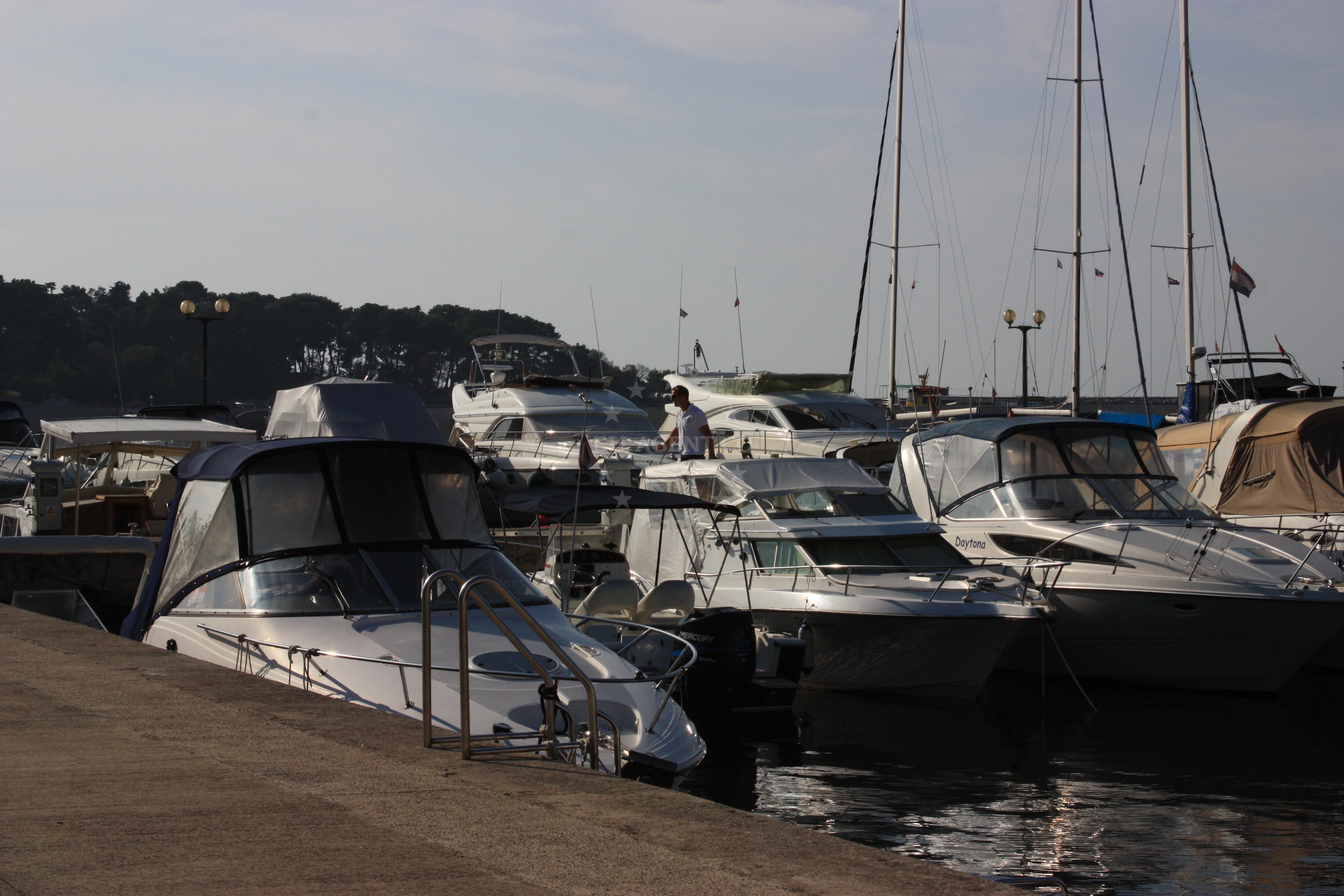 Marina Porec entrance and facilities