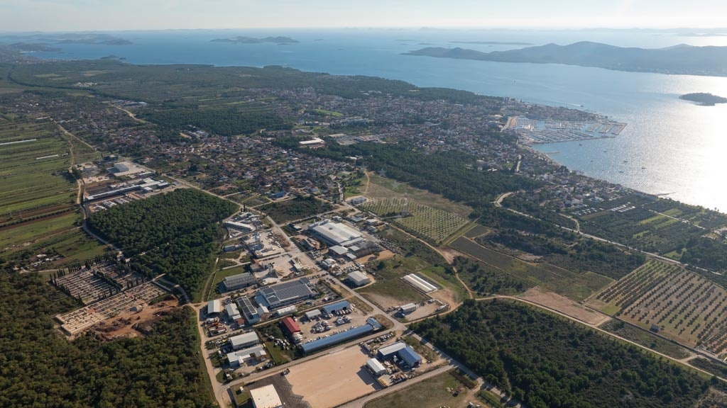 Yacht maintenance facility at Dry Dock Marina Biograd, Croatia