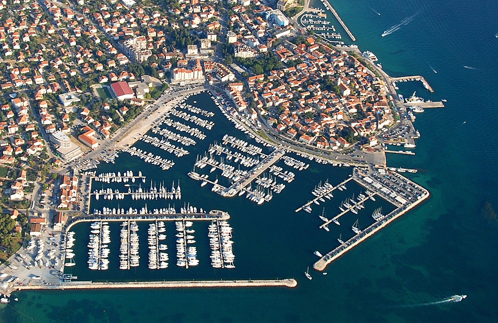 Modern yacht harbor at Marina Kornati, Biograd Na Moru