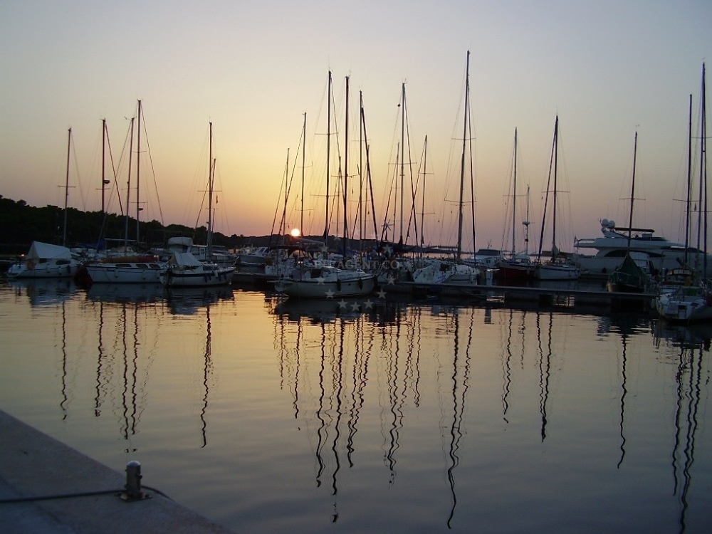Yacht at Marina Veli Rat, Dugi Otok, Croatia
