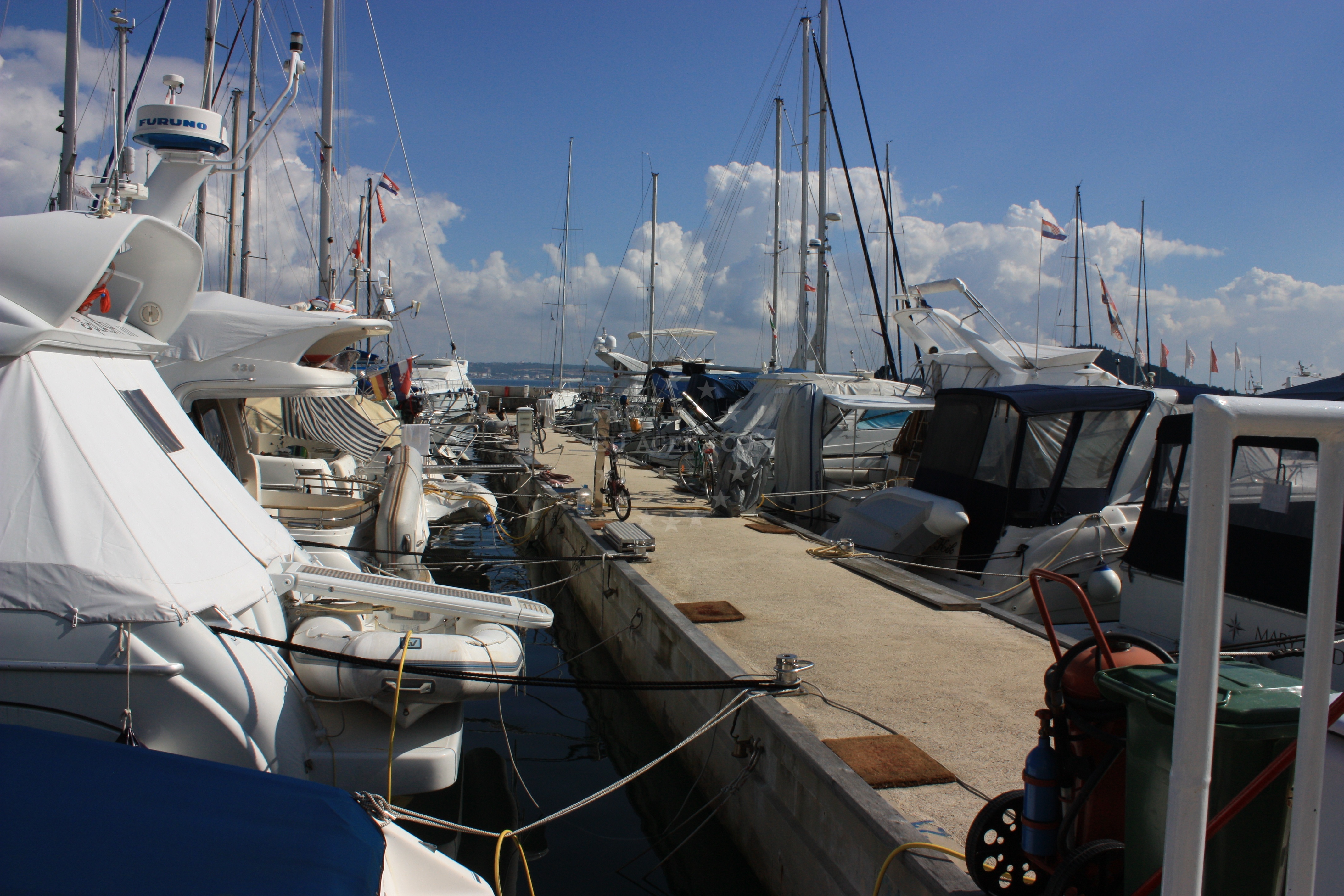 Marina Preko's security cameras and 24/7 surveillance system