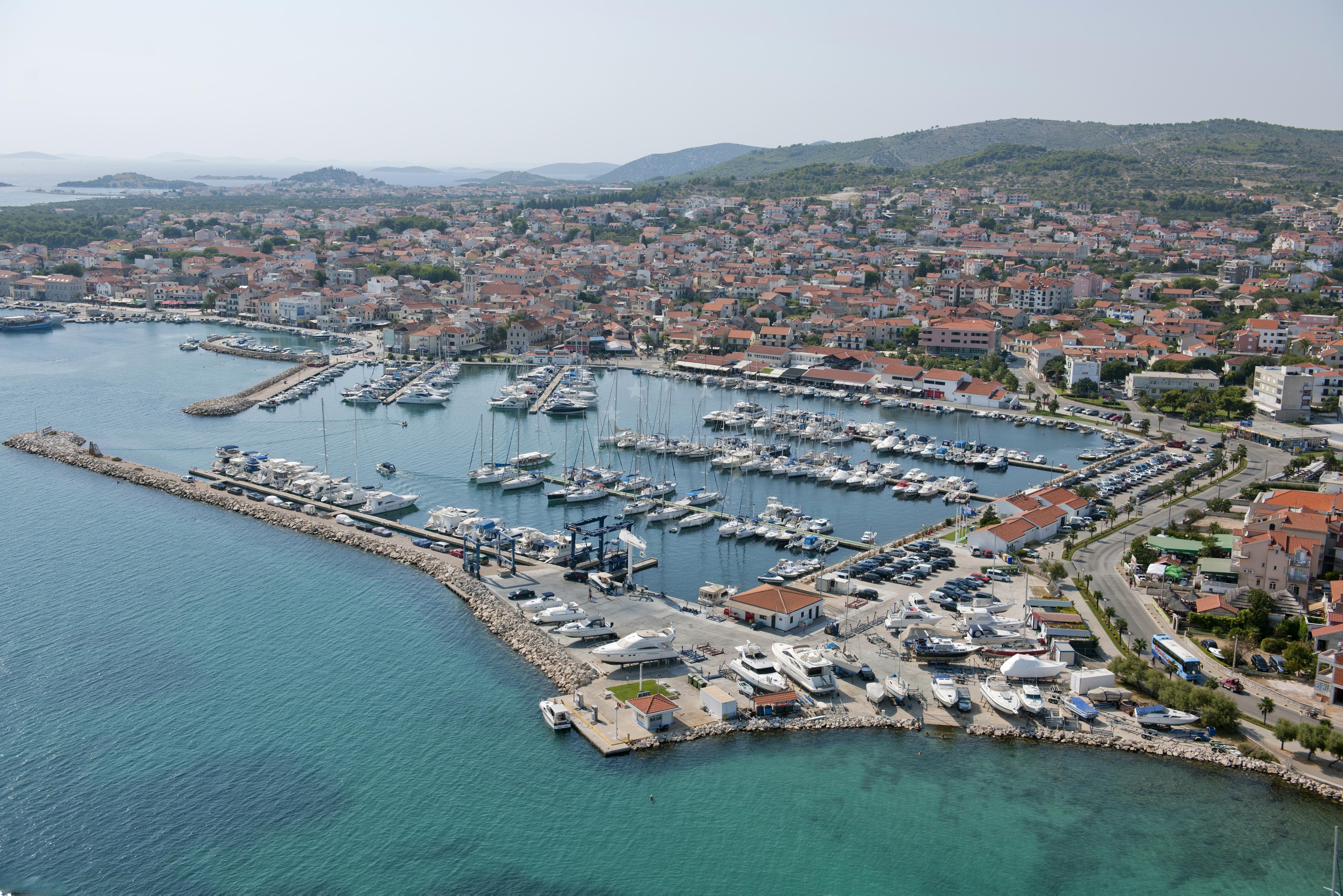 Marina entrance and surrounding area
