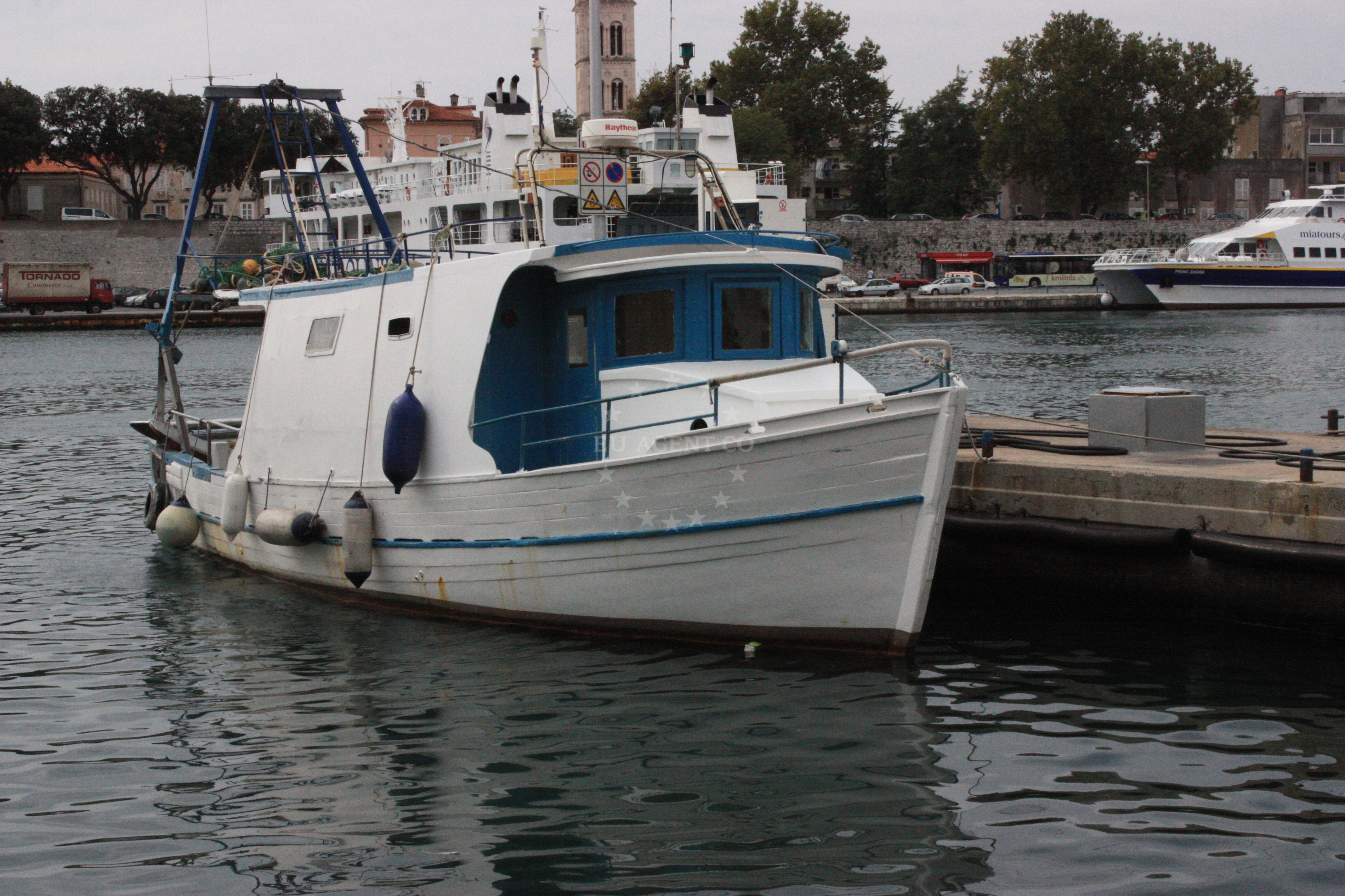 Fuel station and slipway facilities at Marina Zadar