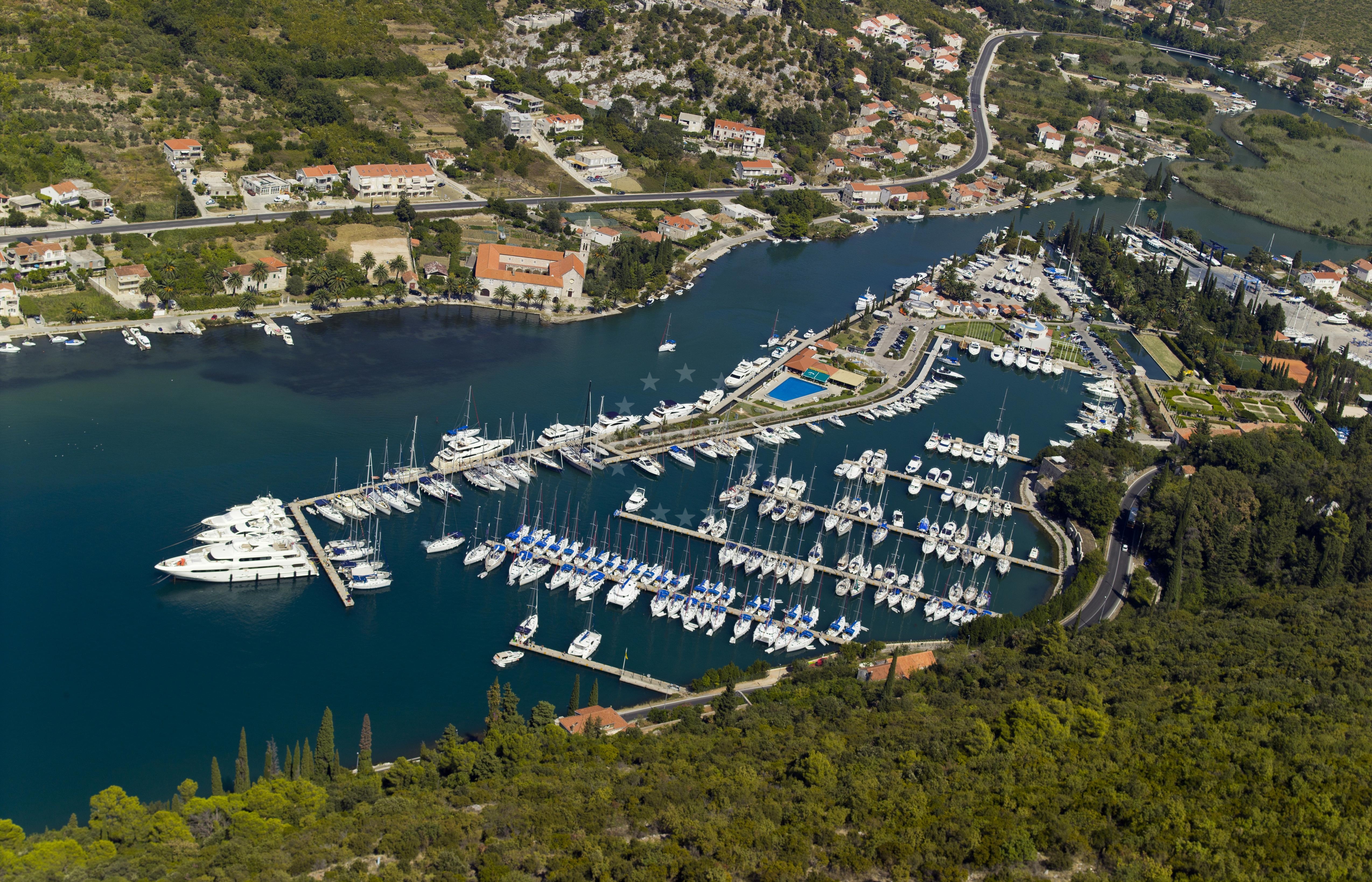 View of Dubrovačka Fjord from ACI Marina Dubrovnik