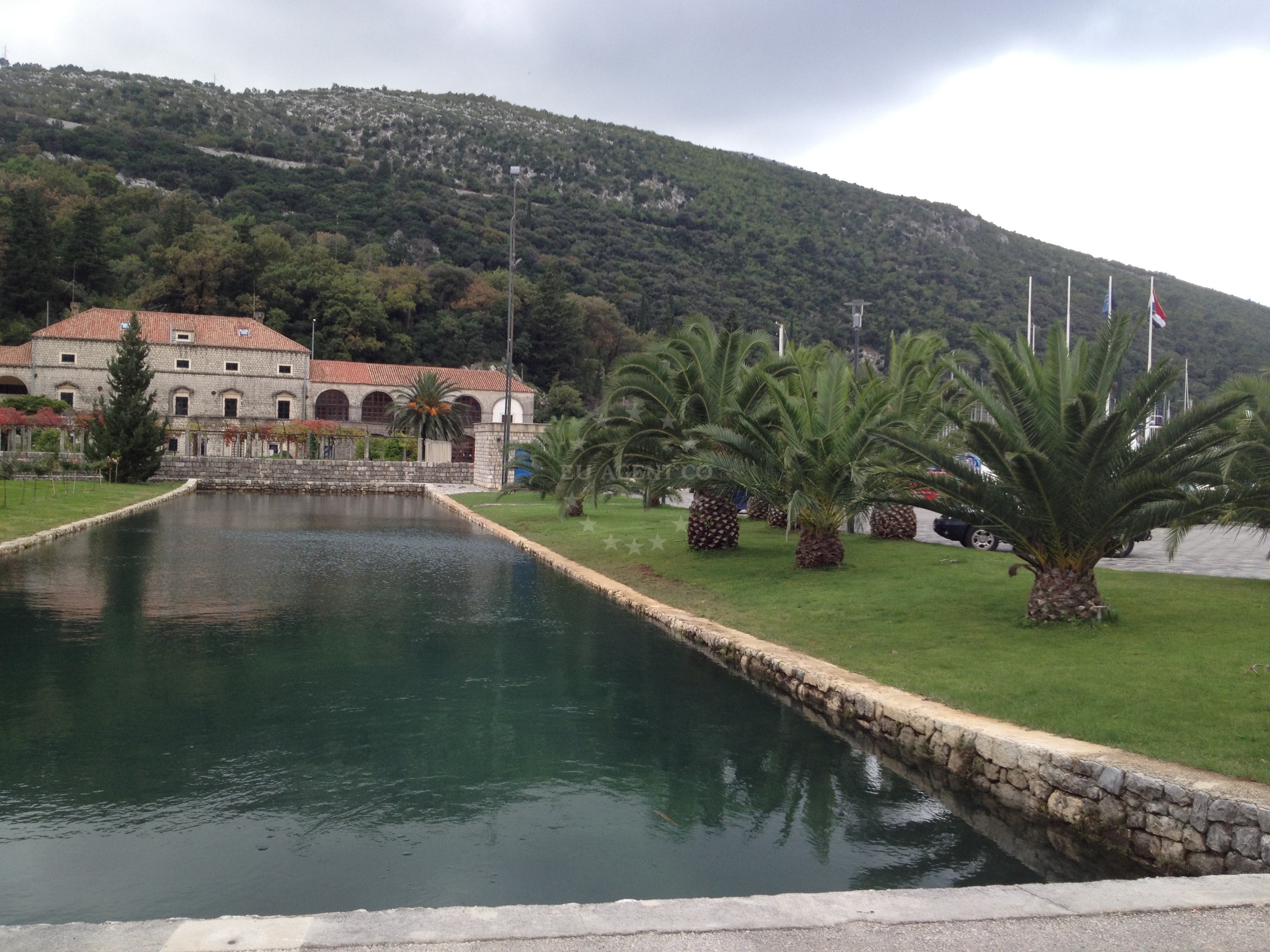 Yachts moored at ACI Marina Dubrovnik