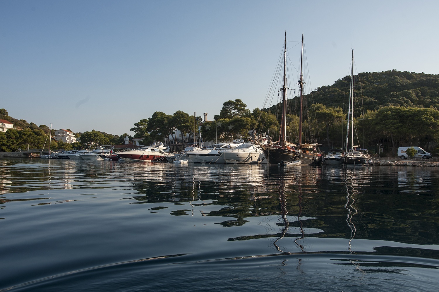 Anchorages near Marina Solitudo, Lastovo Island