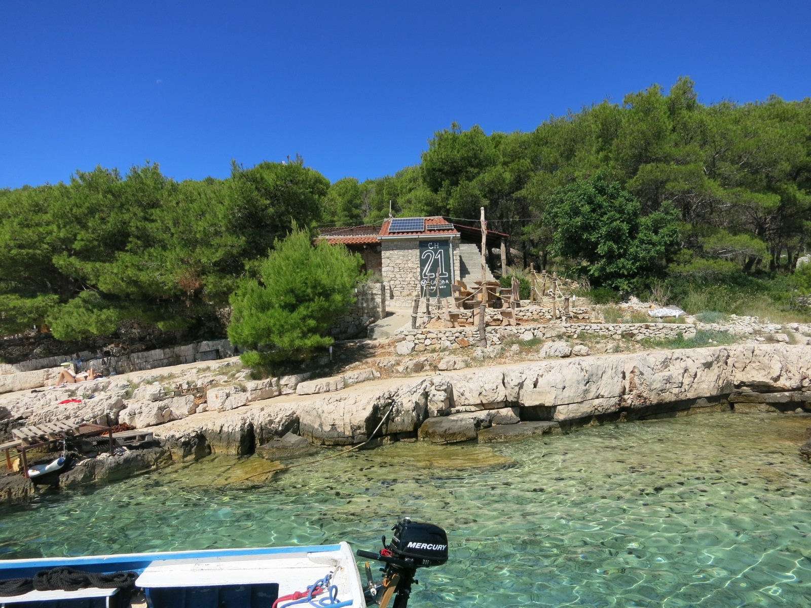 Historic view of Konoba Barba Luka, Milna, Brač